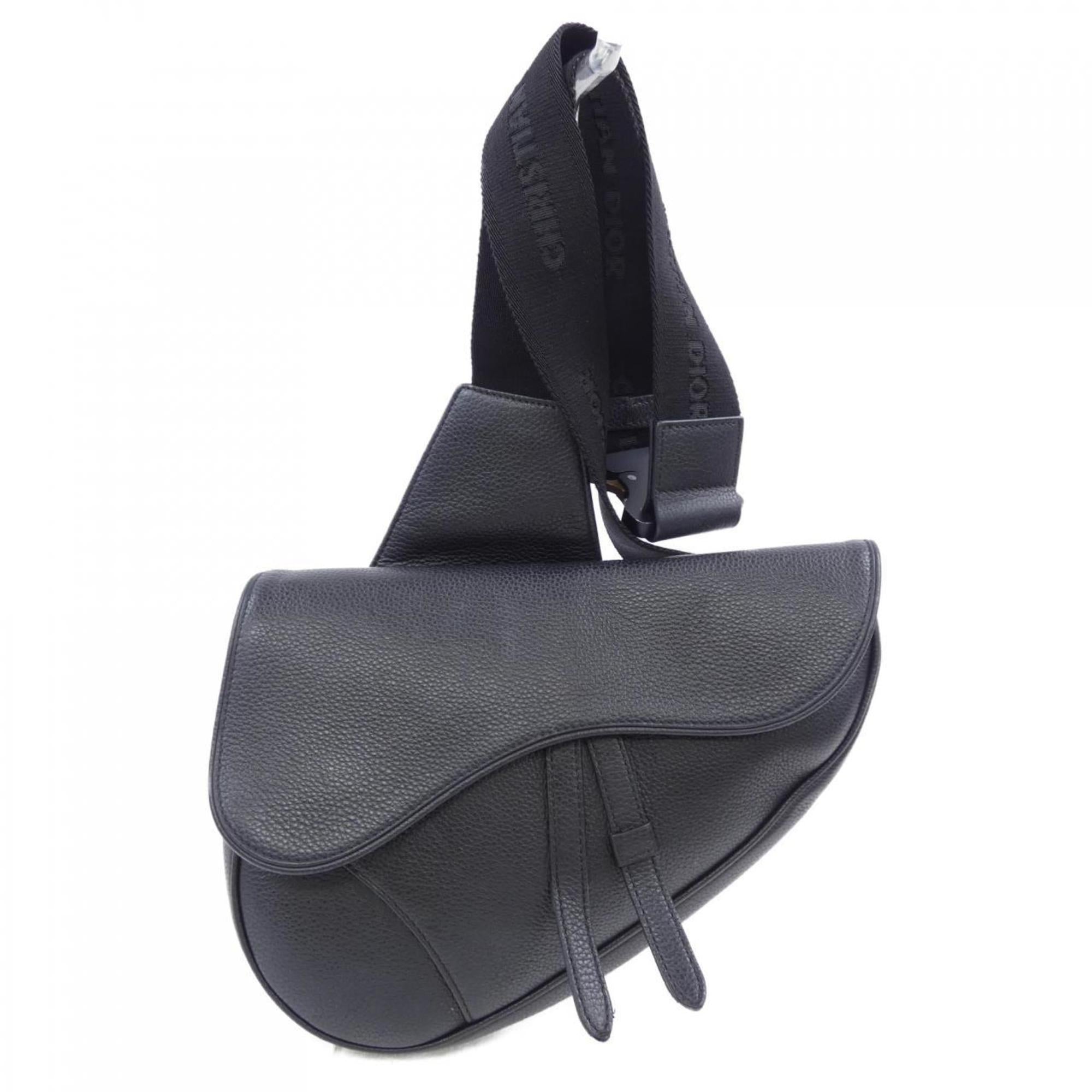Christian Dior Black Leather Handbag (Pre-Owned)