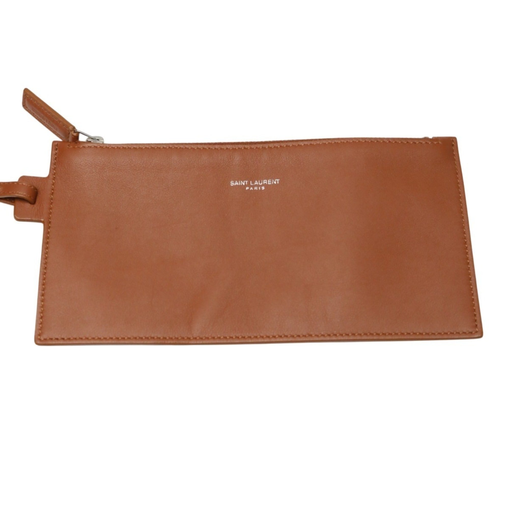 Yves Saint Laurent Brown Canvas Shoulder Bag (Pre-Owned)