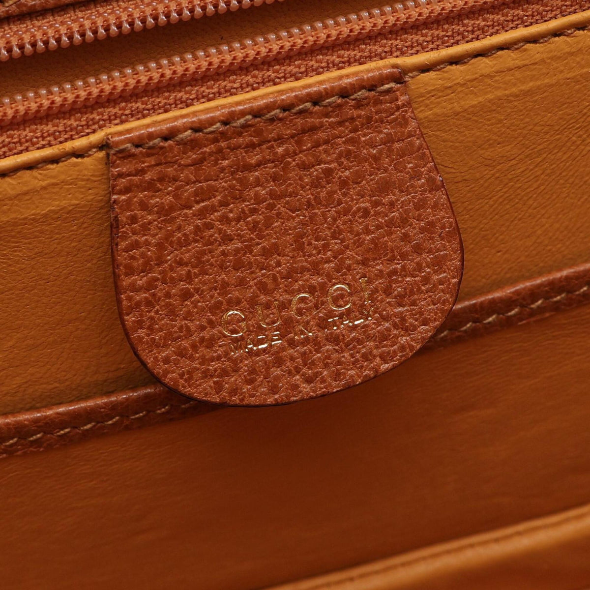Gucci Brown Bamboo Leather Handbag (Pre-Owned)