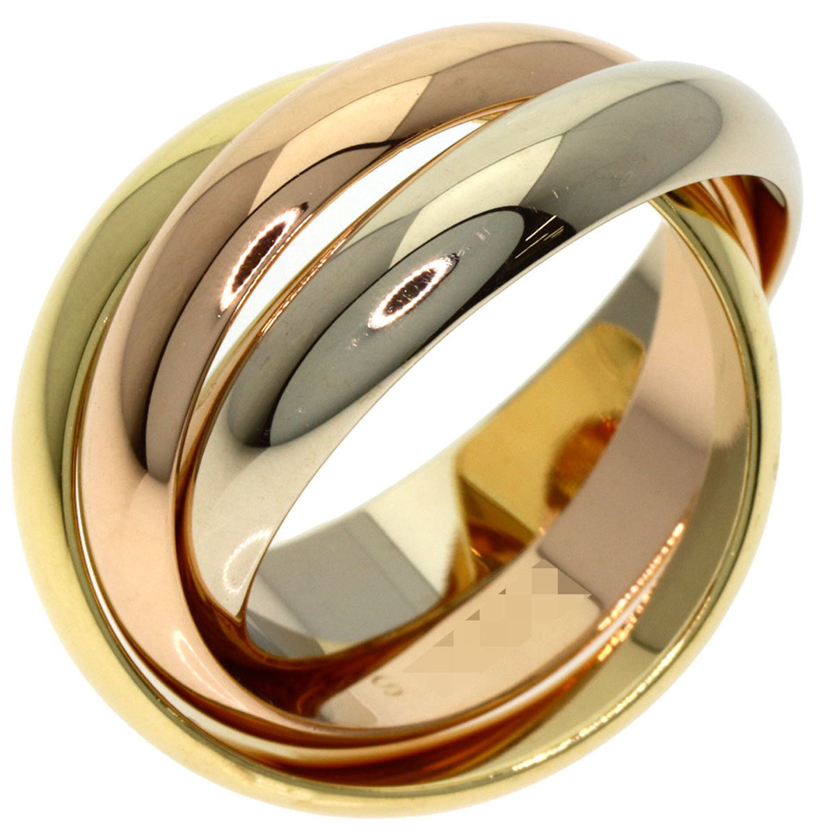 Cartier Trinity Yellow Gold (18K) Pink Gold (18K) White Gold (18K) Band Ring (Pre-Owned)