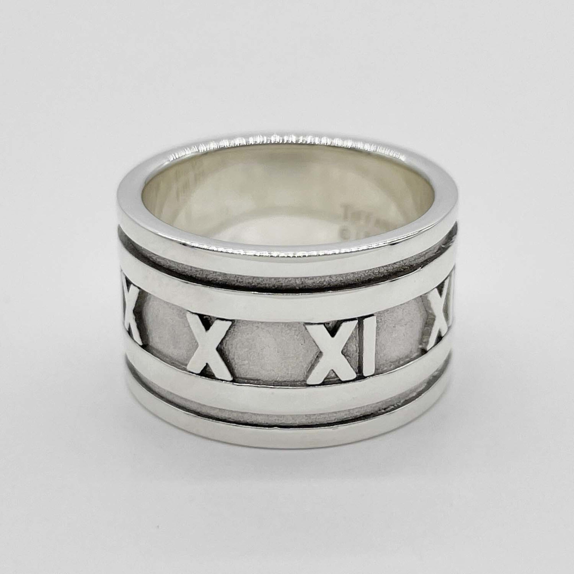 Tiffany Silver Silver 925 Band Ring (Pre-Owned)