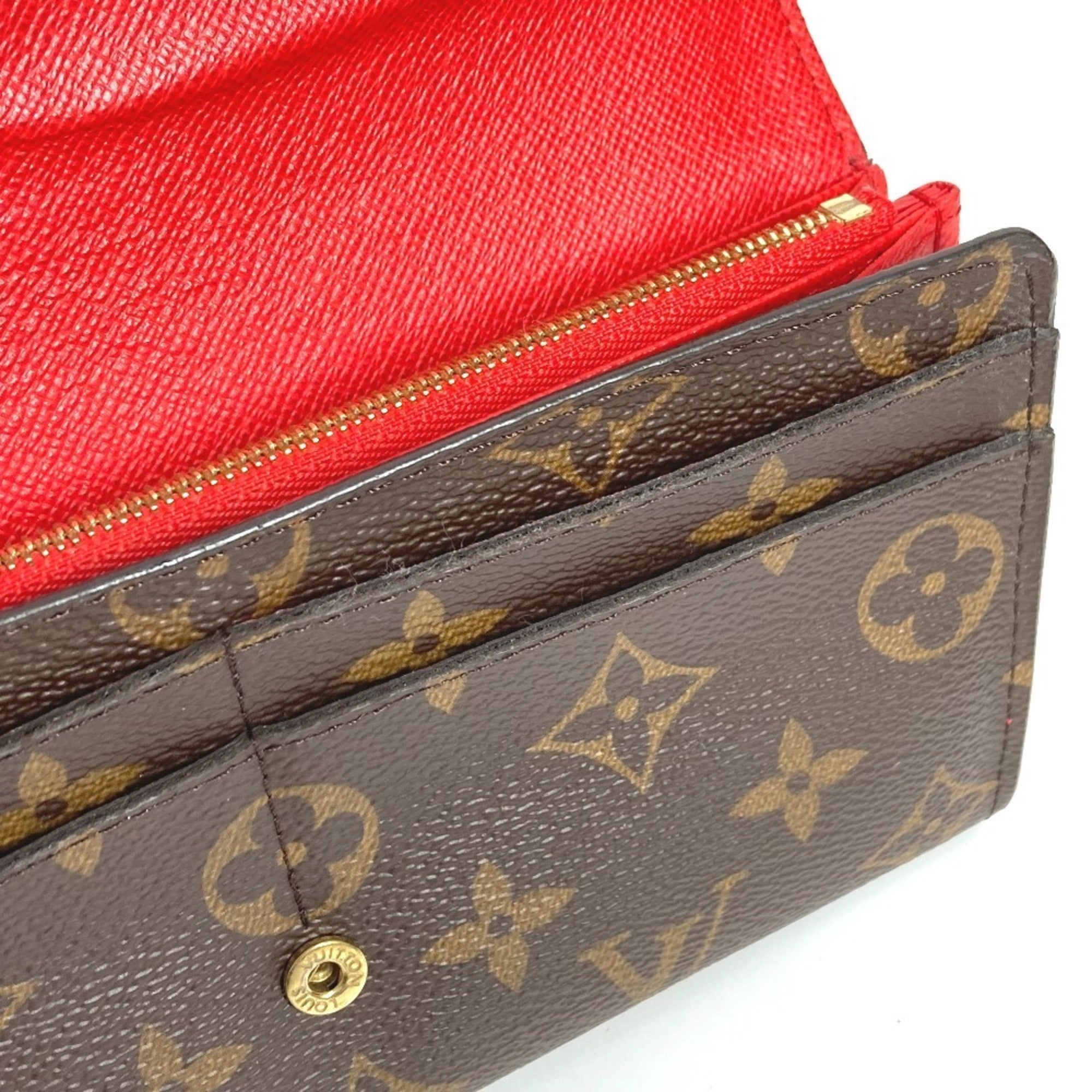 Louis Vuitton Brown Coquelicots Galle Monogram Monogram Long Wallet (Bi-Fold) (Pre-Owned)