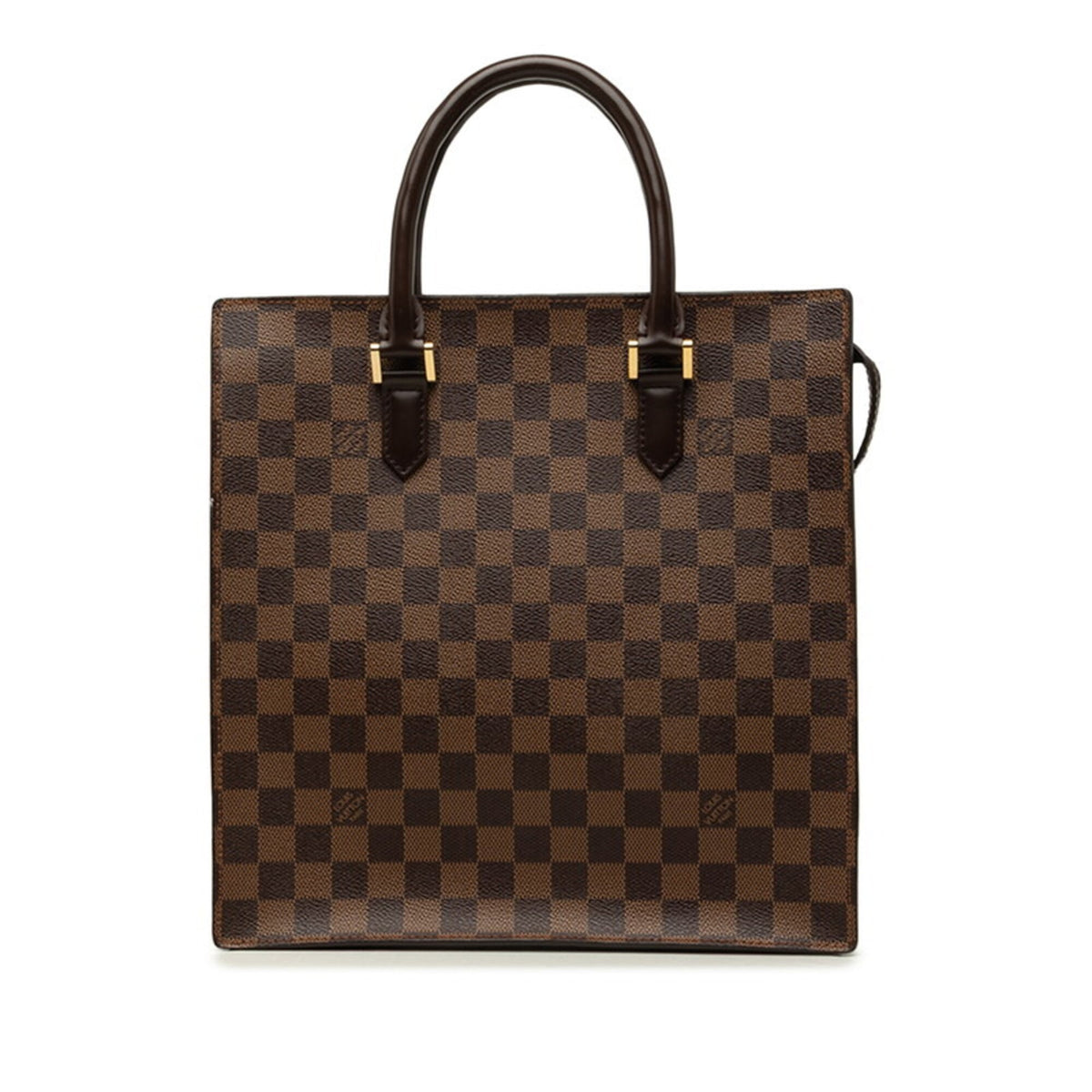Louis Vuitton Brown Damier Canvas Ebene Pvc Leather Handbag Tote Bag (Pre-Owned)