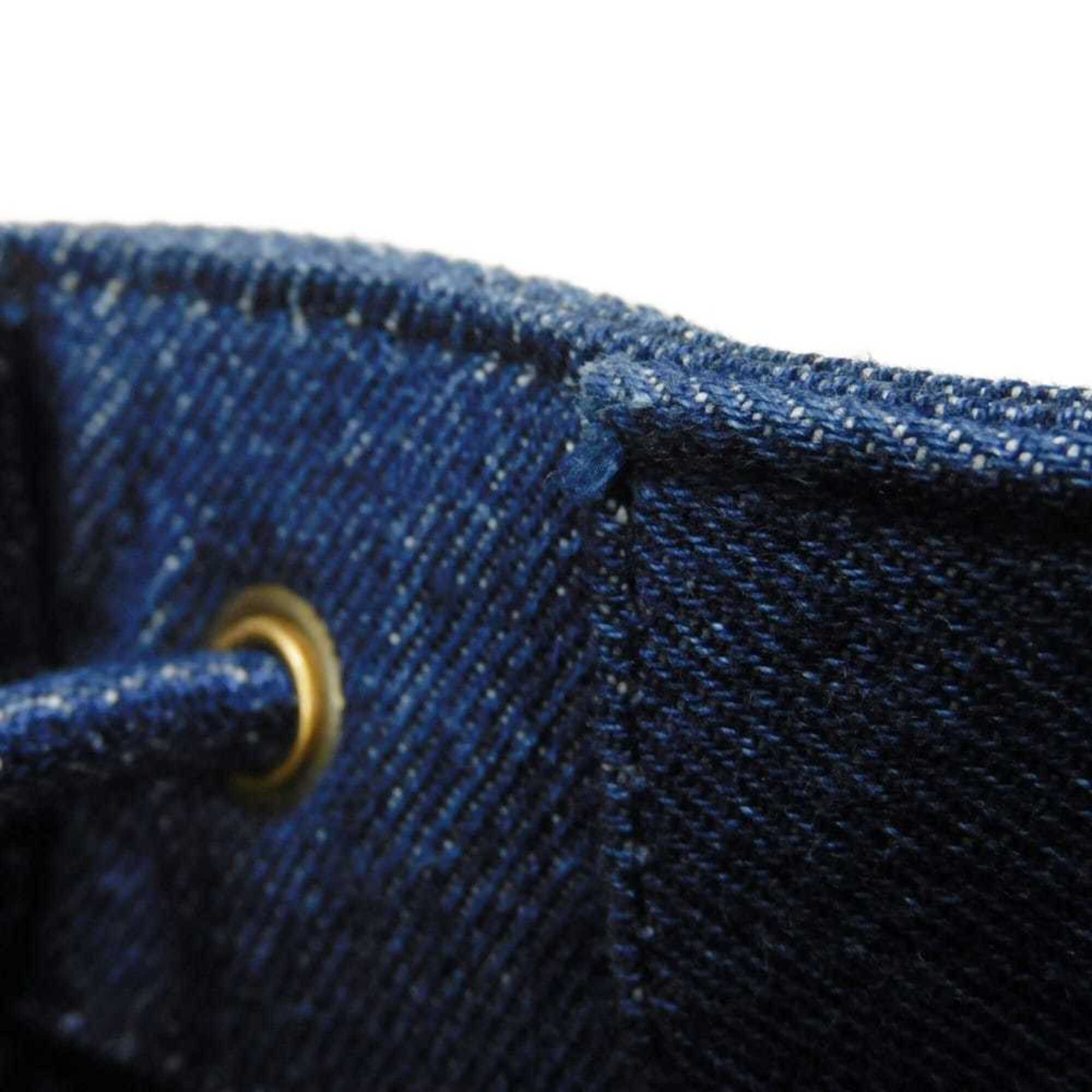 Bottega Veneta Blue Denim Shoulder Bag (Pre-Owned)