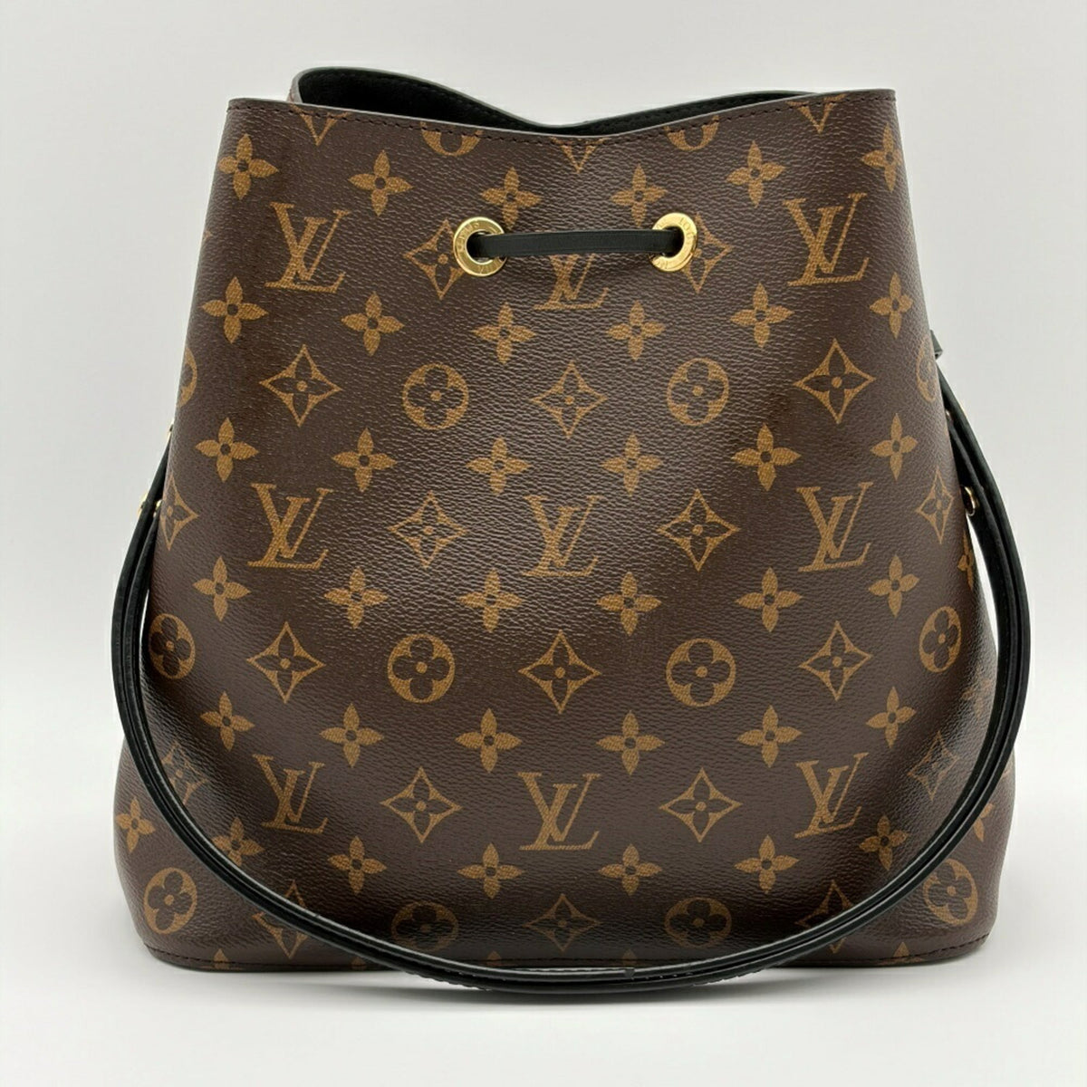 Louis Vuitton Monogram Noir Monogram Canvas Leather Shoulder Bag (Pre-Owned)