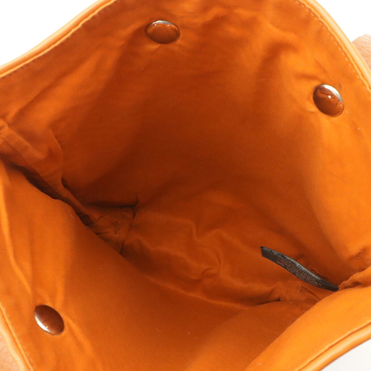 Hermes Multi-Color Orange Wool Leather Handbag Tote Bag (Pre-Owned)