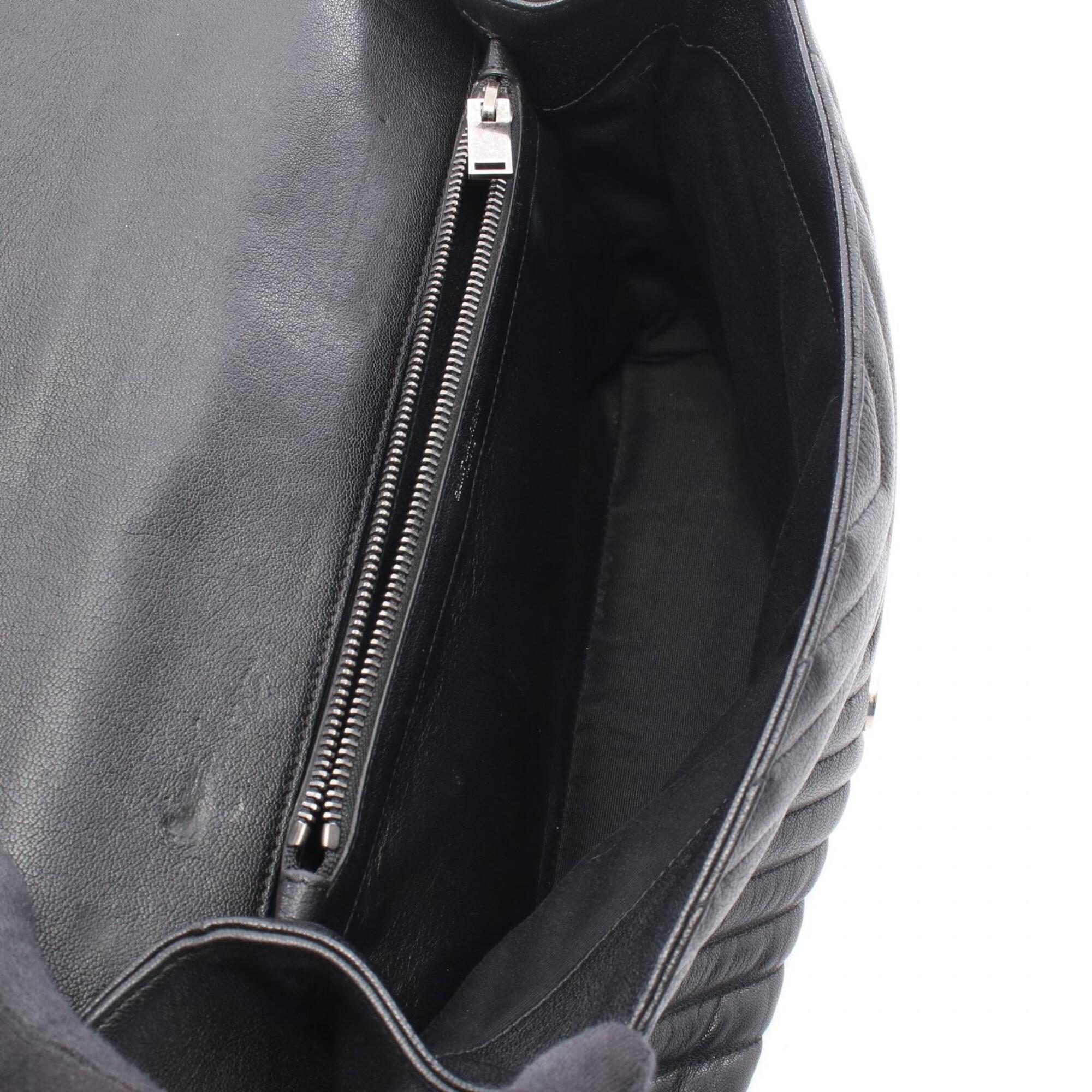 Saint Laurent Black Leather Handbag (Pre-Owned)