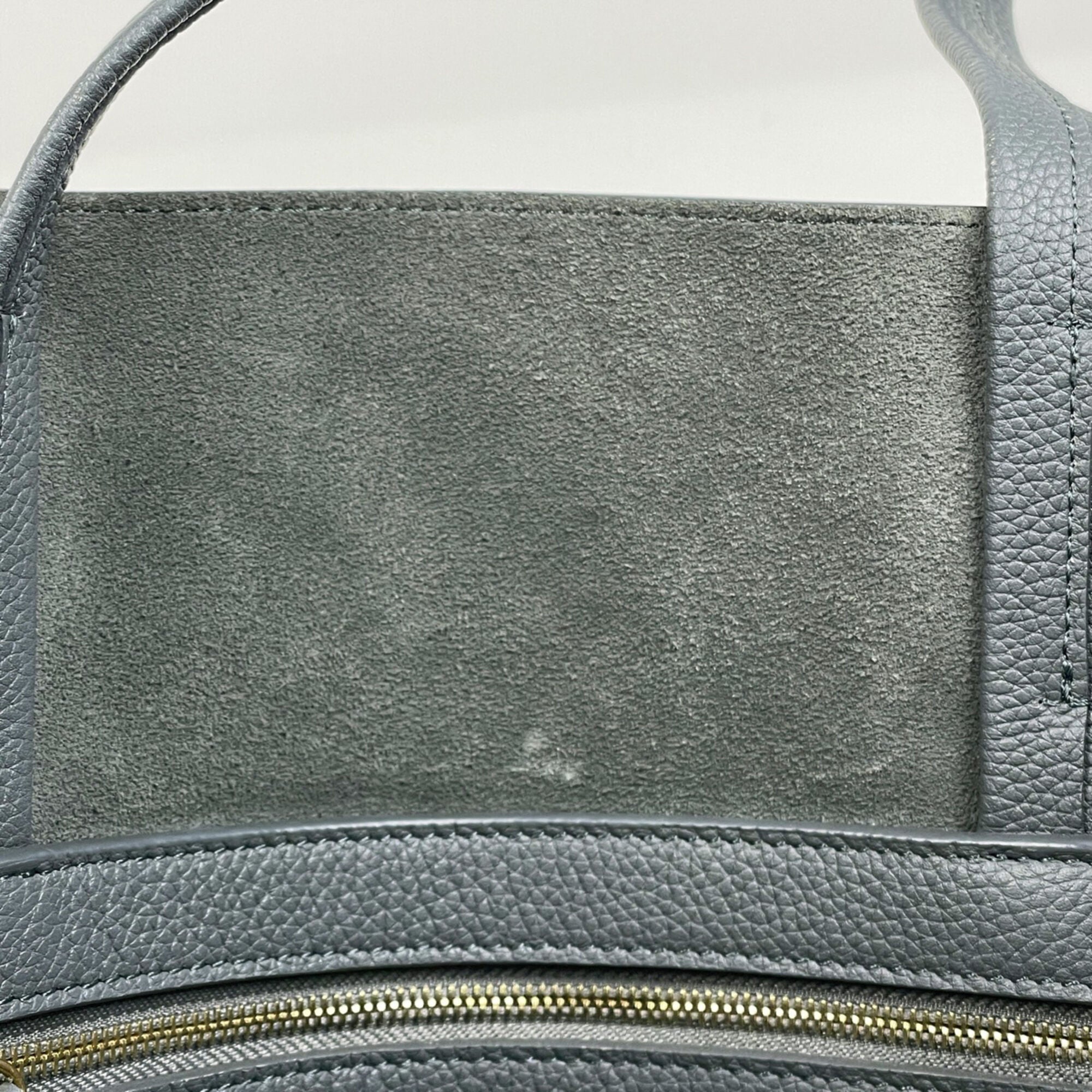 Celine Gray Leather Tote Bag (Pre-Owned)
