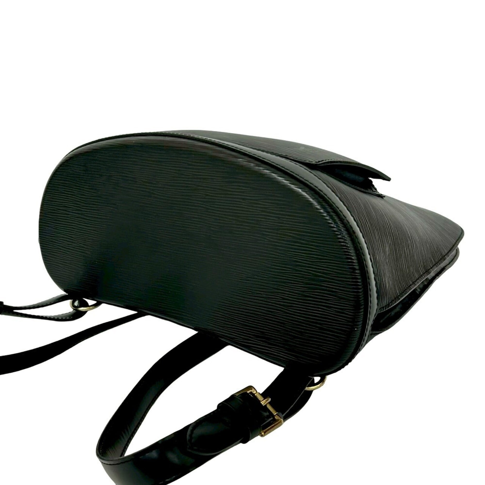 Louis Vuitton Black Leather Backpack (Pre-Owned)