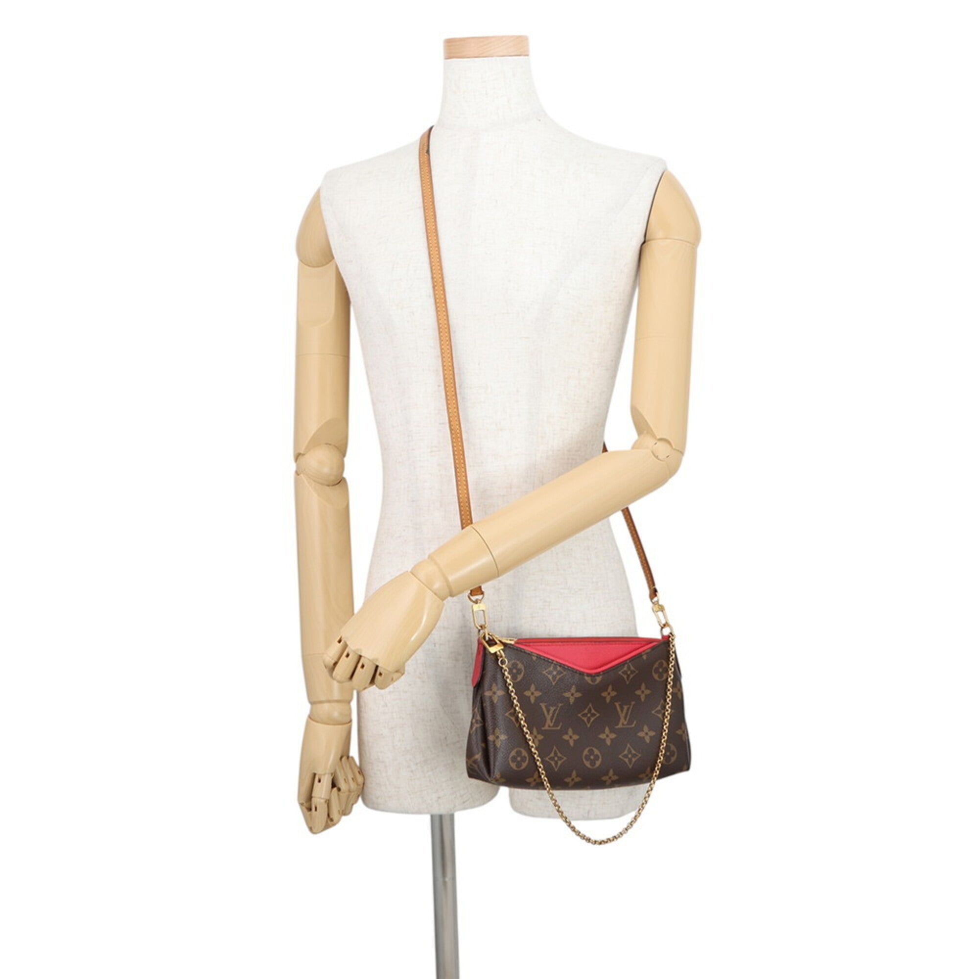 Louis Vuitton Cerise Monogram Handbag Shoulder Bag (Pre-Owned)