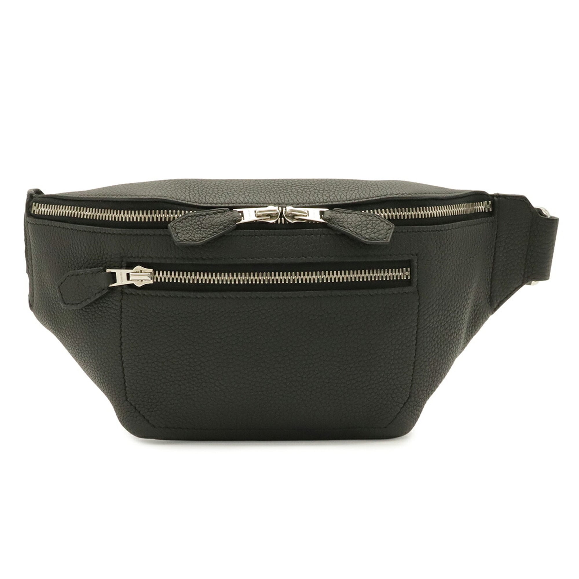 Hermes Black Togo Leather Shoulder Bag Sling Bag (Pre-Owned)