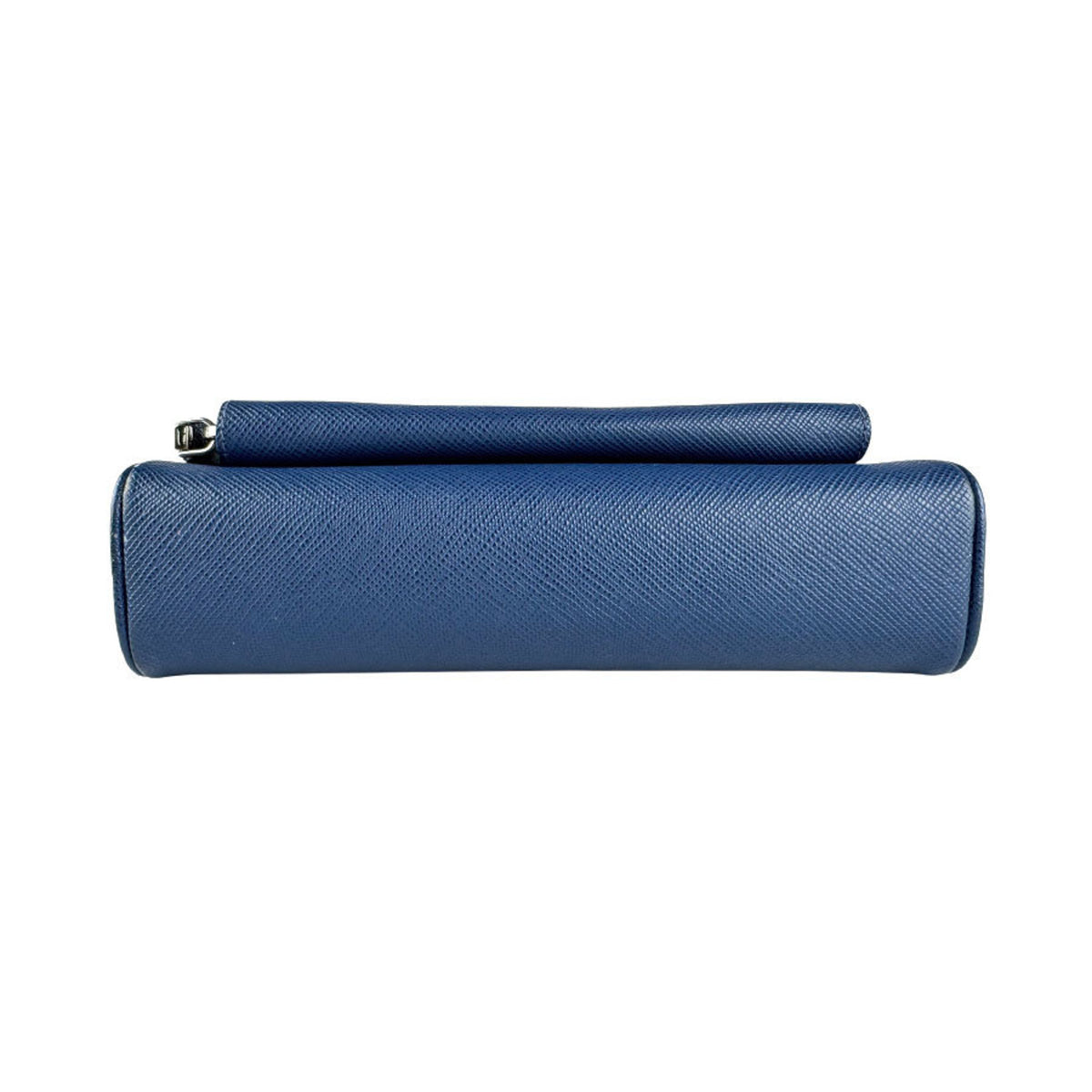 Prada Blue Leather Shoulder Bag (Pre-Owned)