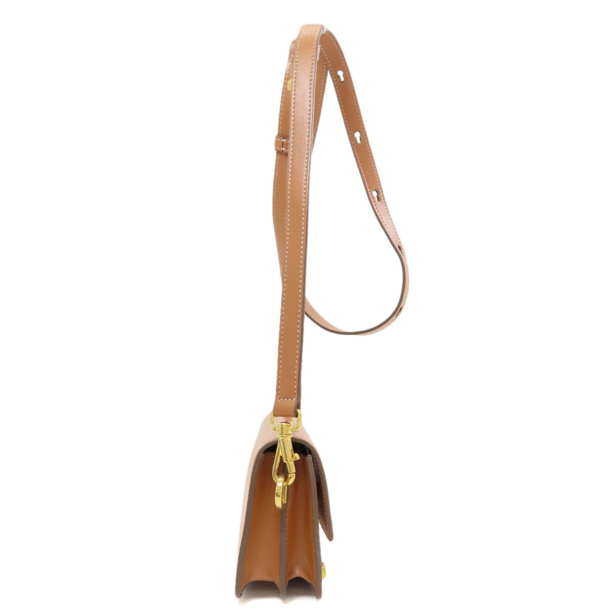 Tod's Brown Leather Shoulder Bag (Pre-Owned)