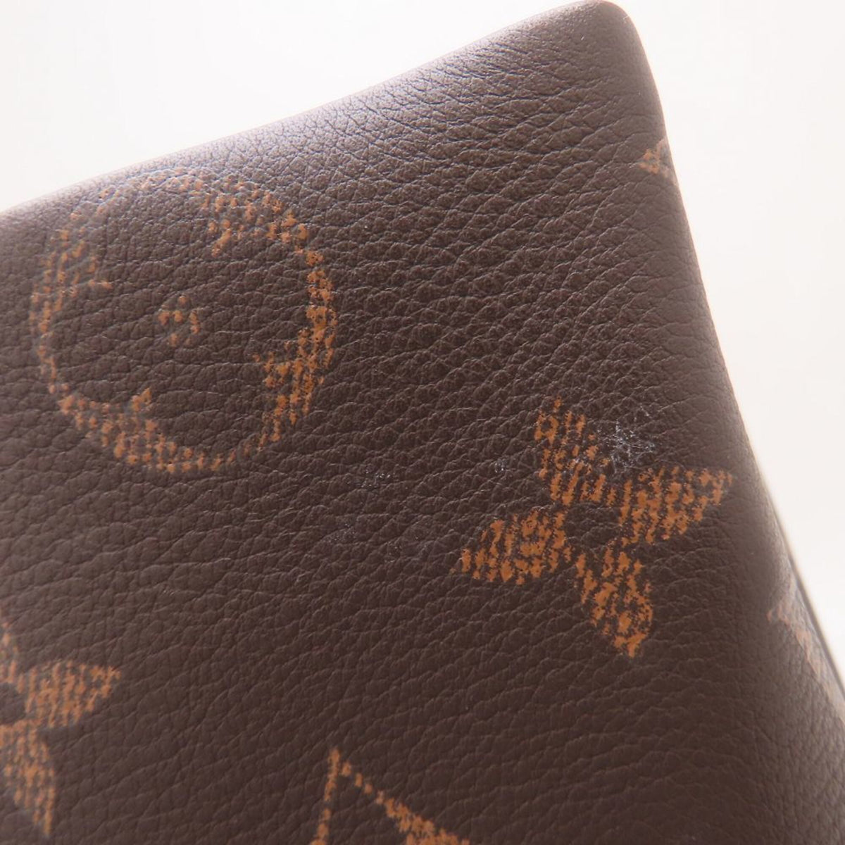 Louis Vuitton Monogram Brown Leather Tote Bag (Pre-Owned)