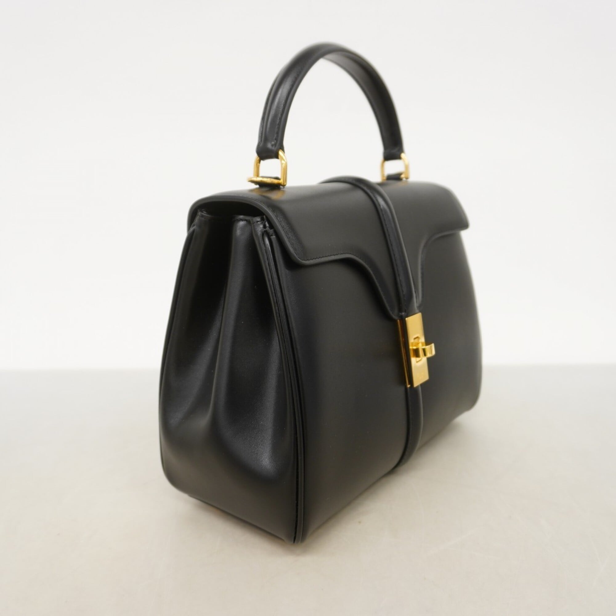 Celine Black Leather Handbag (Pre-Owned)