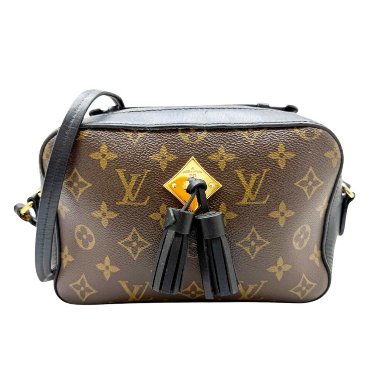 Louis Vuitton Black Brown Freesia Monogram Monogram Shoulder Bag (Pre-Owned)