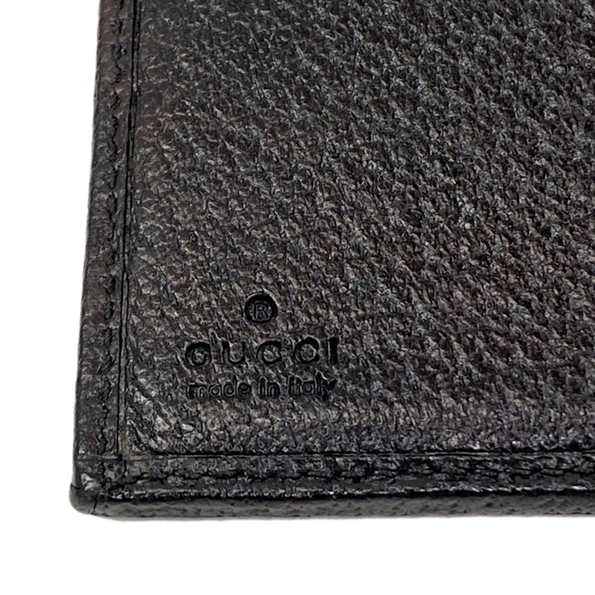 Gucci Black Canvas Wallet (Bi-Fold) (Pre-Owned)