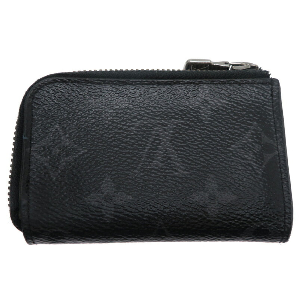 Louis Vuitton Black Monogram Eclipse Monogram Eclipse Coin Purse/Coin Case (Pre-Owned)