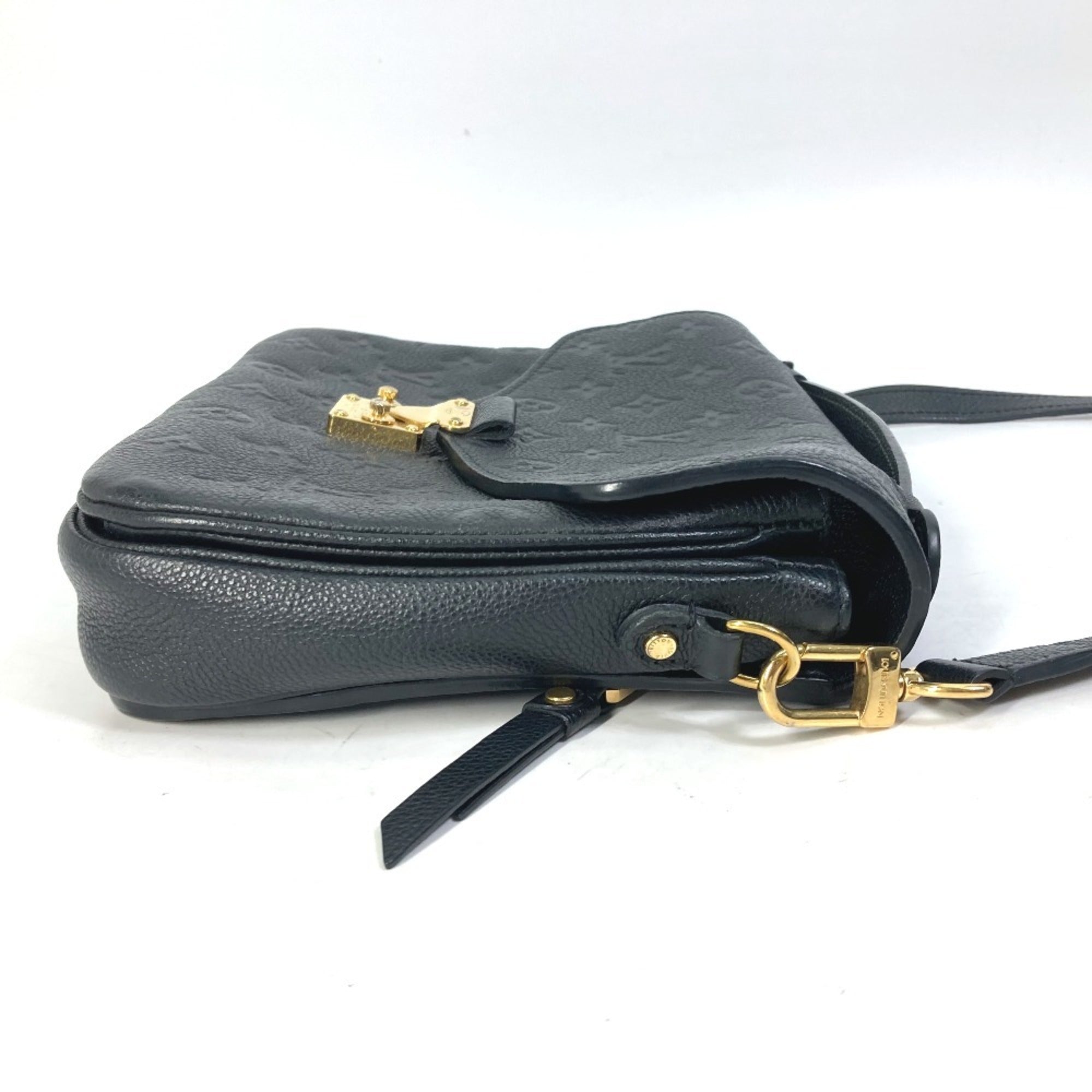Louis Vuitton Monogram Empreinte Black Noir Monogram Empreinte Handbag Shoulder Bag (Pre-Owned)
