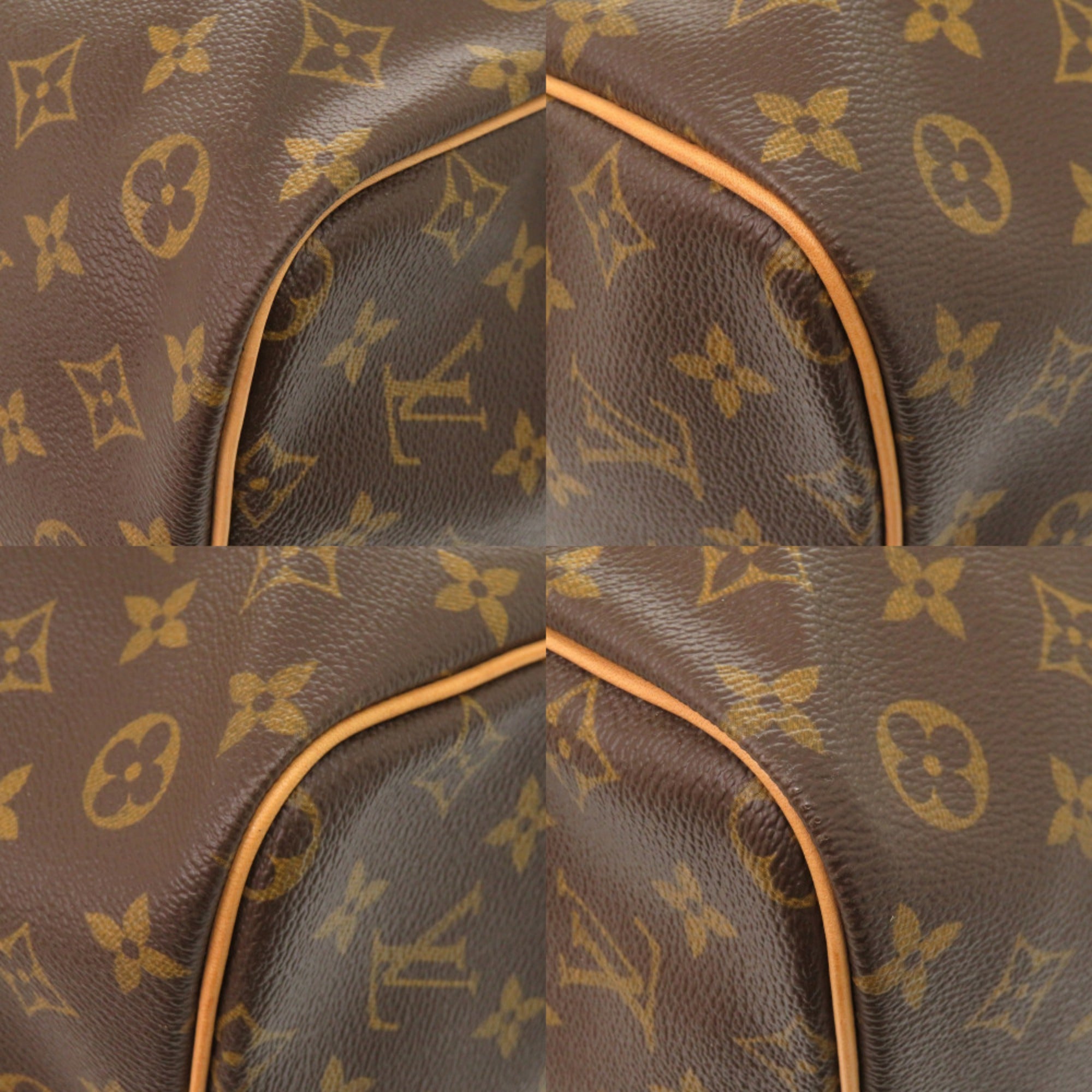 Louis Vuitton Brown Monogram Canvas Boston Bag (Pre-Owned)