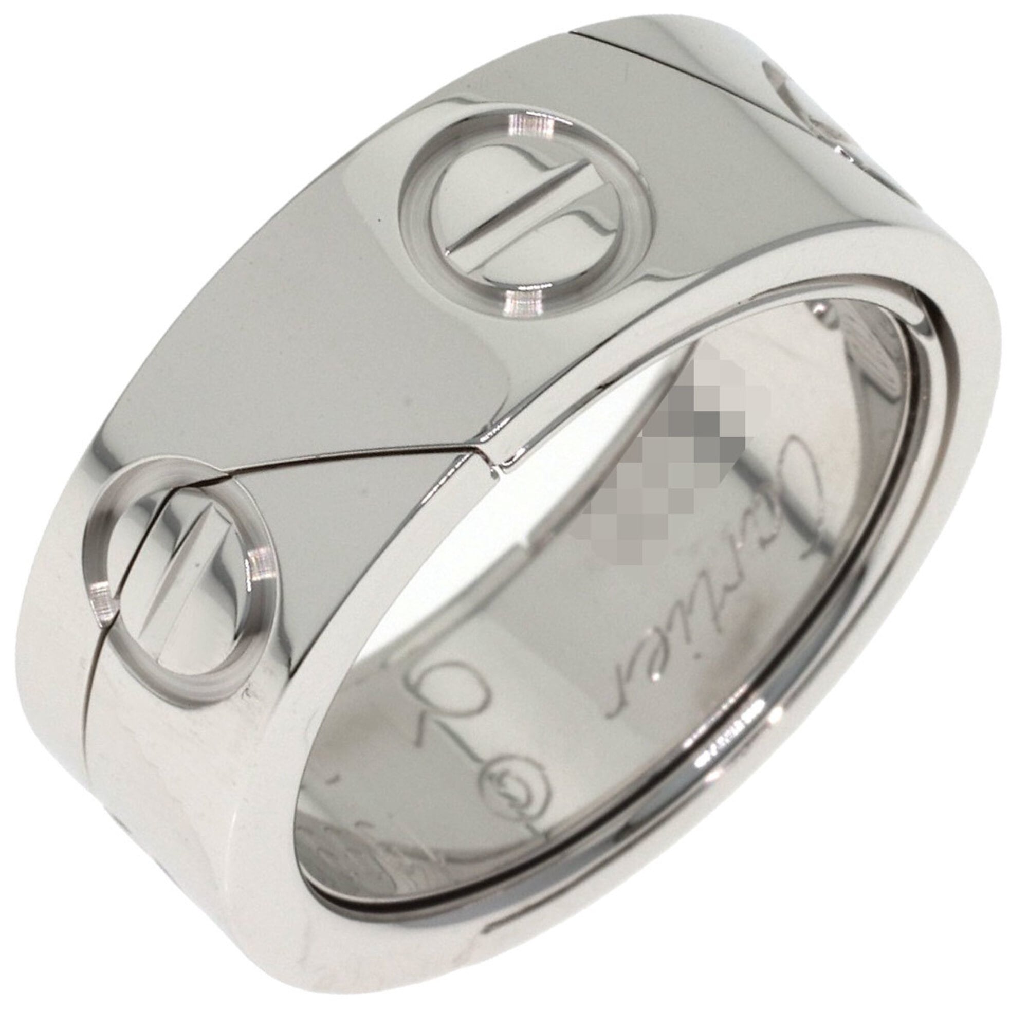Cartier Silver White Gold (18K) Band Ring (Pre-Owned)