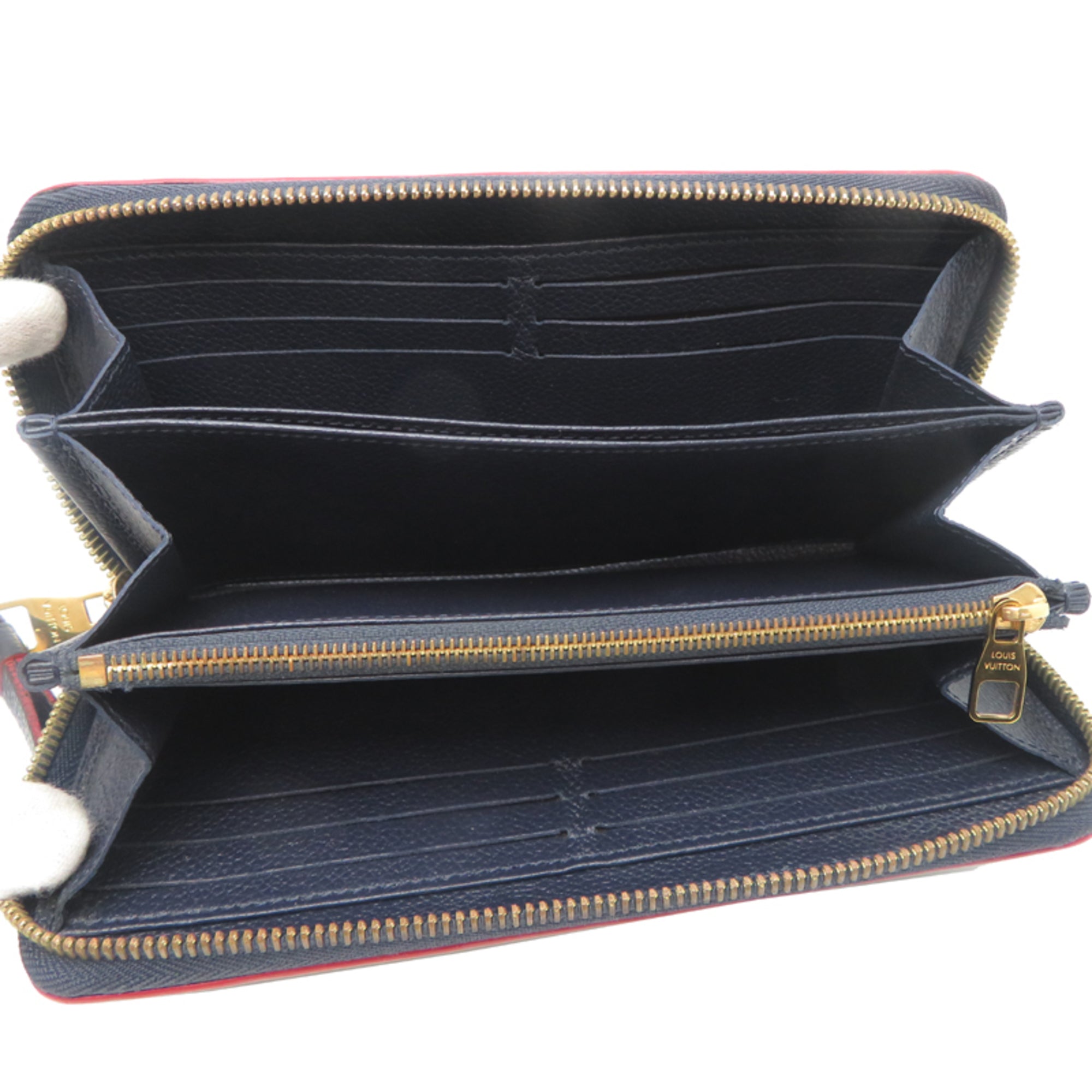 Louis Vuitton Marine Rouge Monogram Empreinte Long Wallet (Bi-Fold) (Pre-Owned)