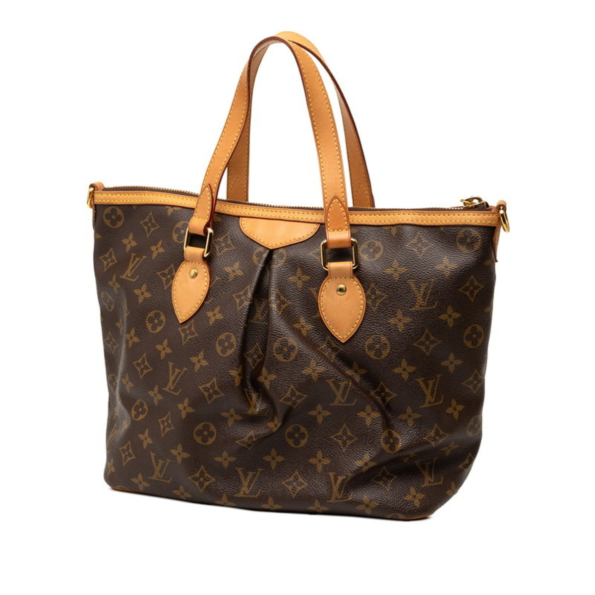 Louis Vuitton Brown Pvc Leather Handbag Shoulder Bag (Pre-Owned)