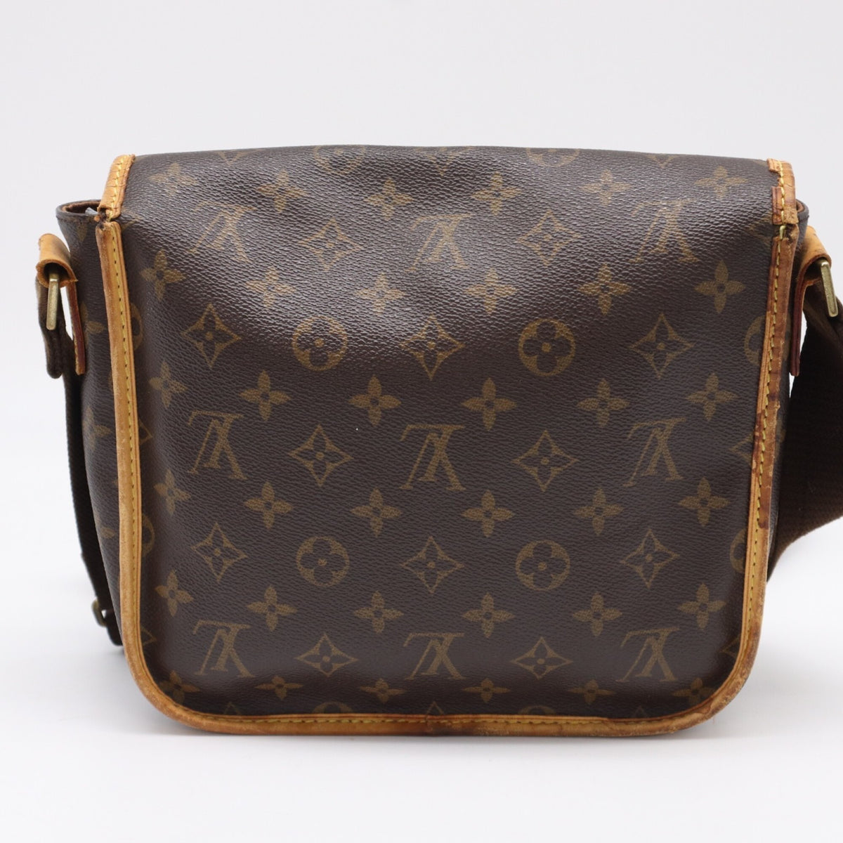 Louis Vuitton Beige Brown Monogram Shoulder Bag (Pre-Owned)