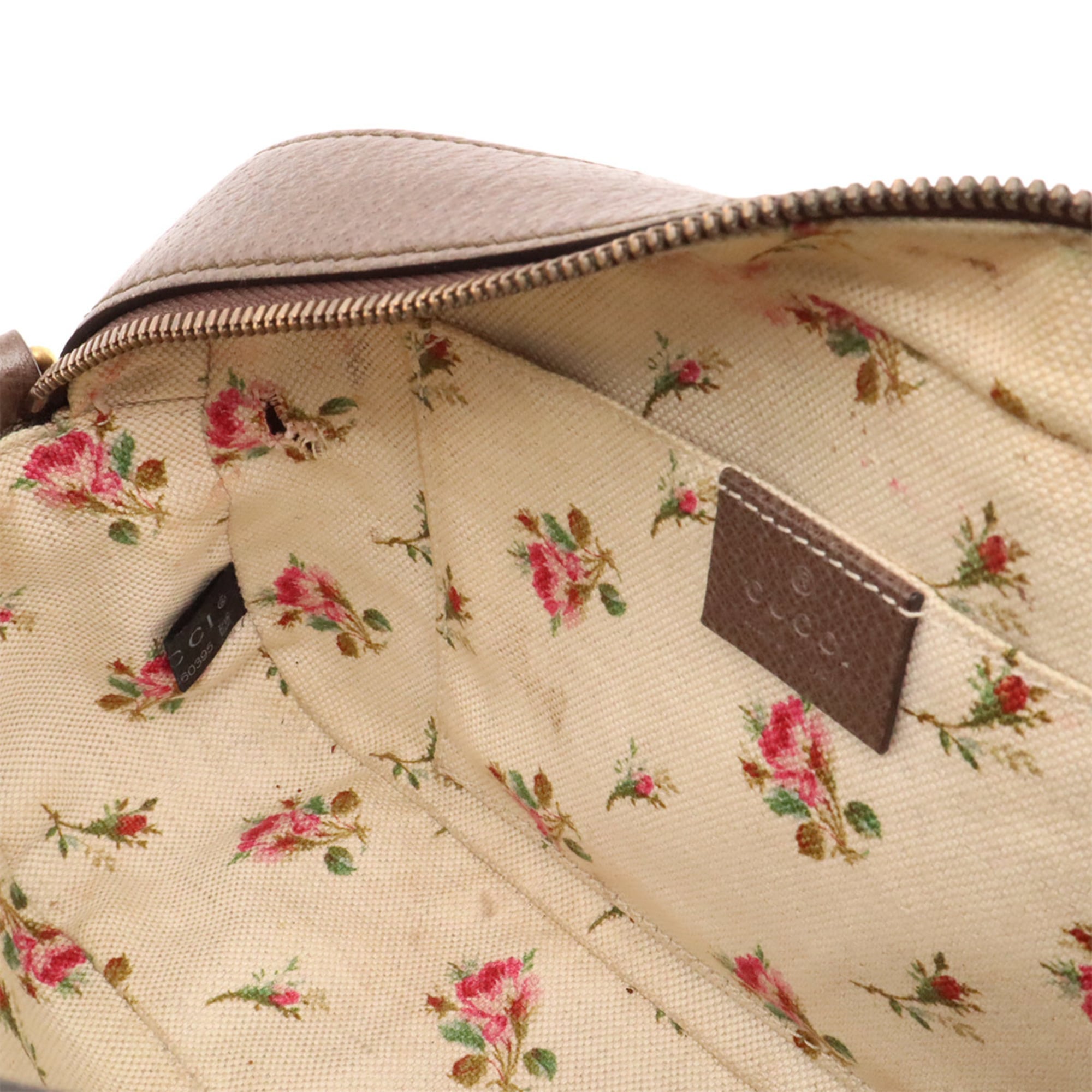 Gucci Beige Brown Green Red Color Yellow Gg Supreme Canvas Clutch Bag Handbag Shoulder Bag (Pre-Owned)