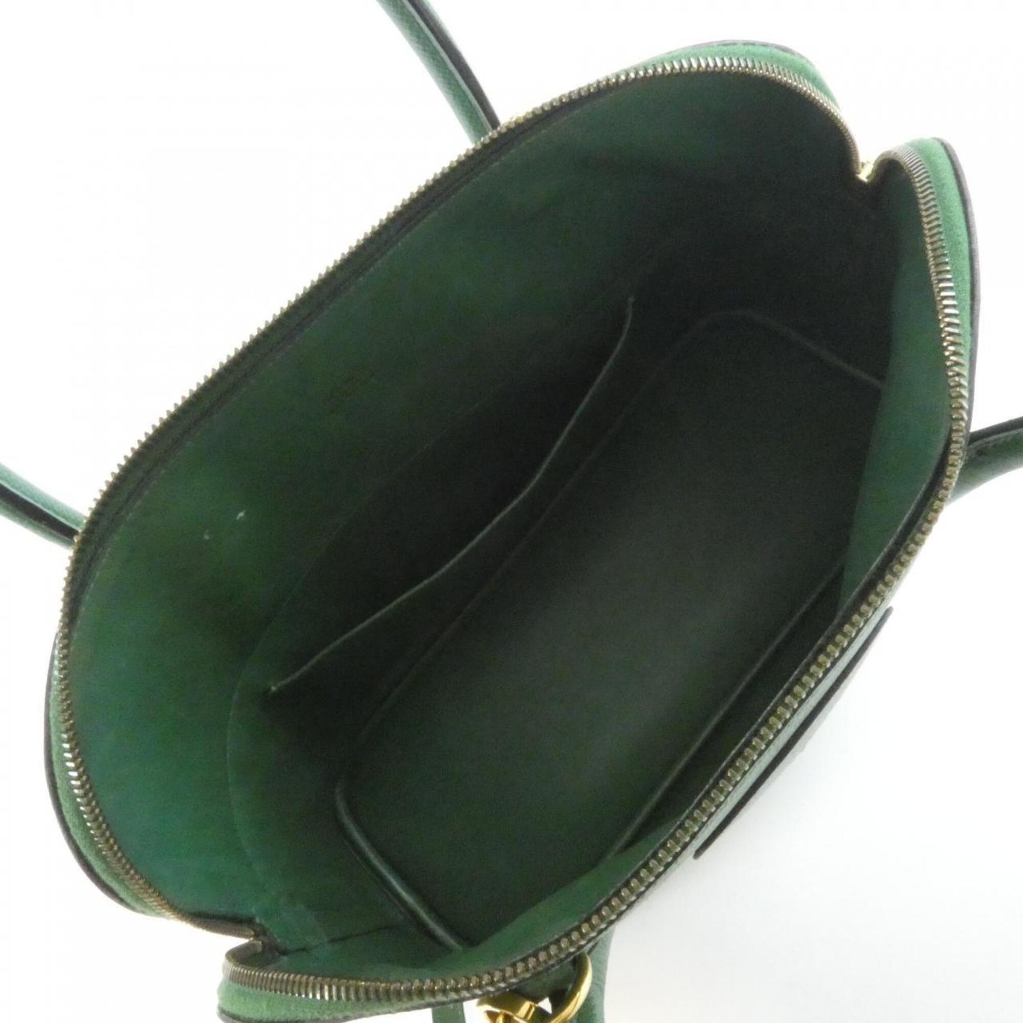 Hermes Green Courchevel Leather Handbag (Pre-Owned)