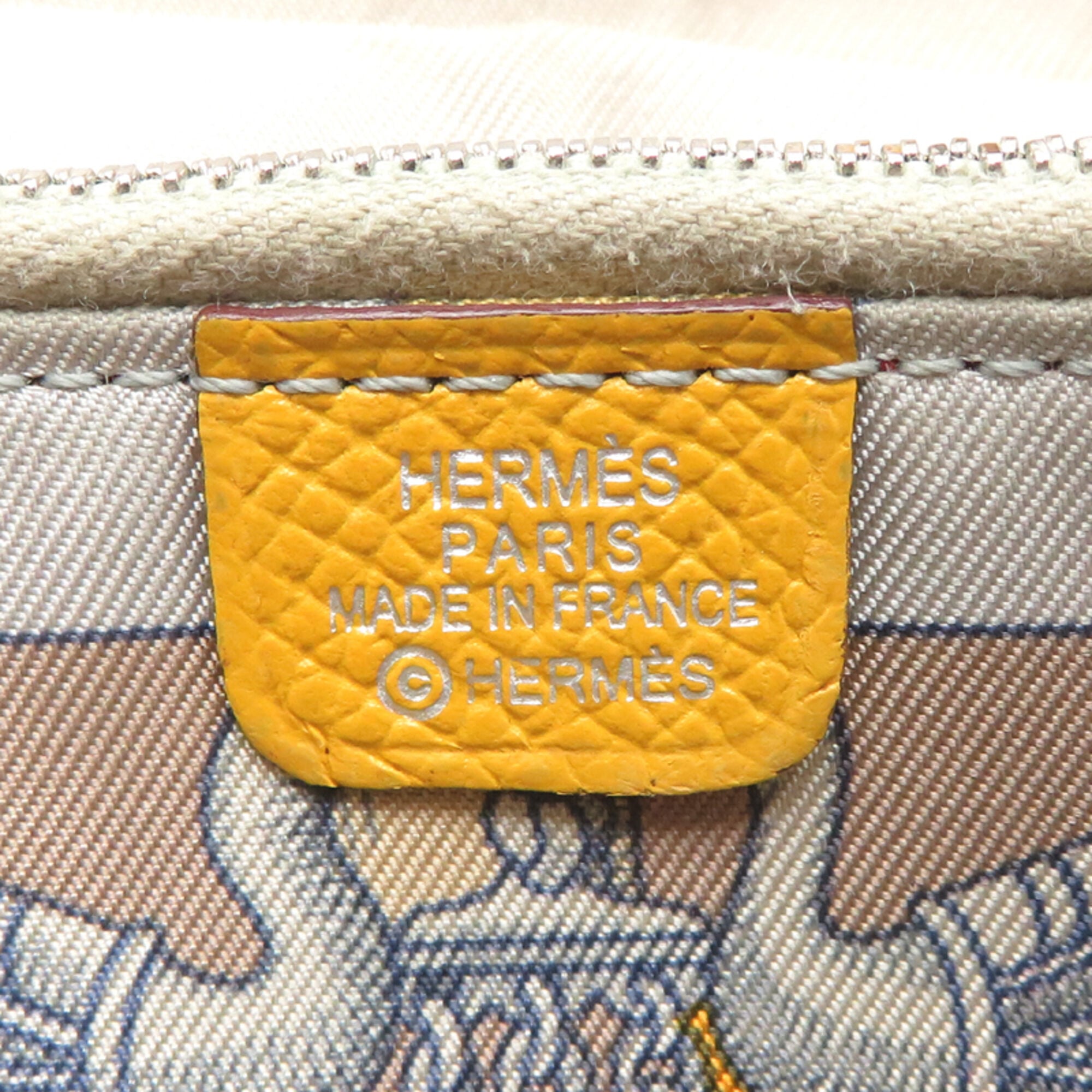 Hermes Epsom Leather Long Wallet (Bi-Fold) (Pre-Owned)
