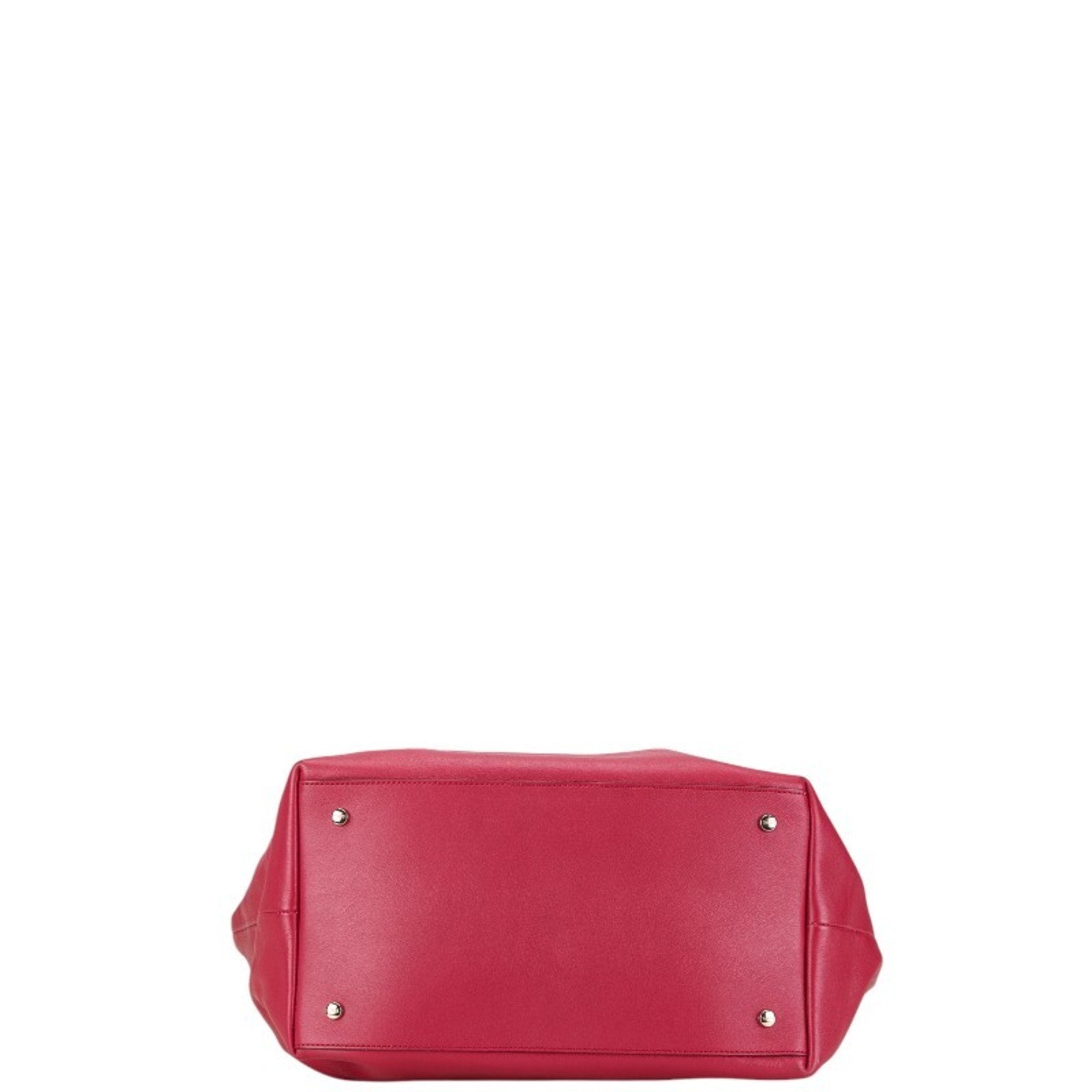 Tod's Pink Leather Tote Bag (Pre-Owned)