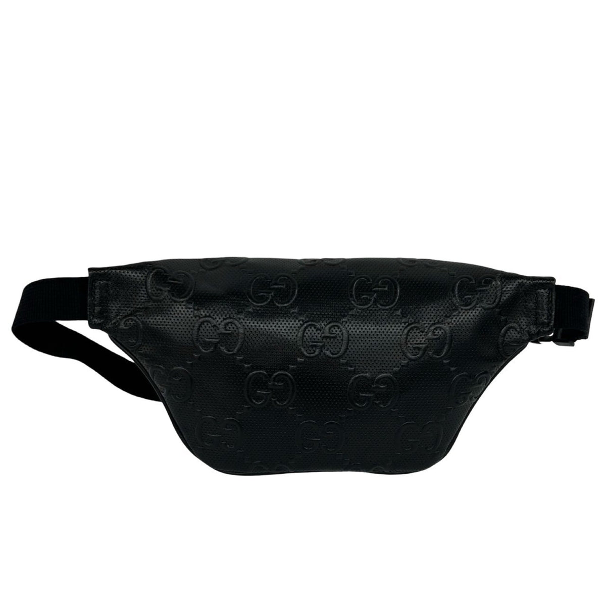Gucci Black Leather Pouch Shoulder Bag Sling Bag (Pre-Owned)