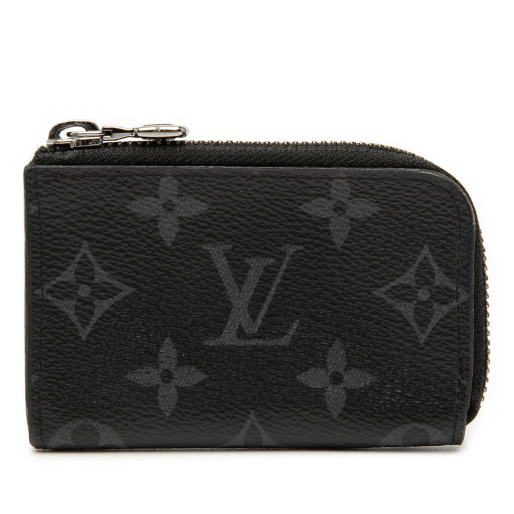 Louis Vuitton Black Pvc Leather Coin Purse/Coin Case (Pre-Owned)