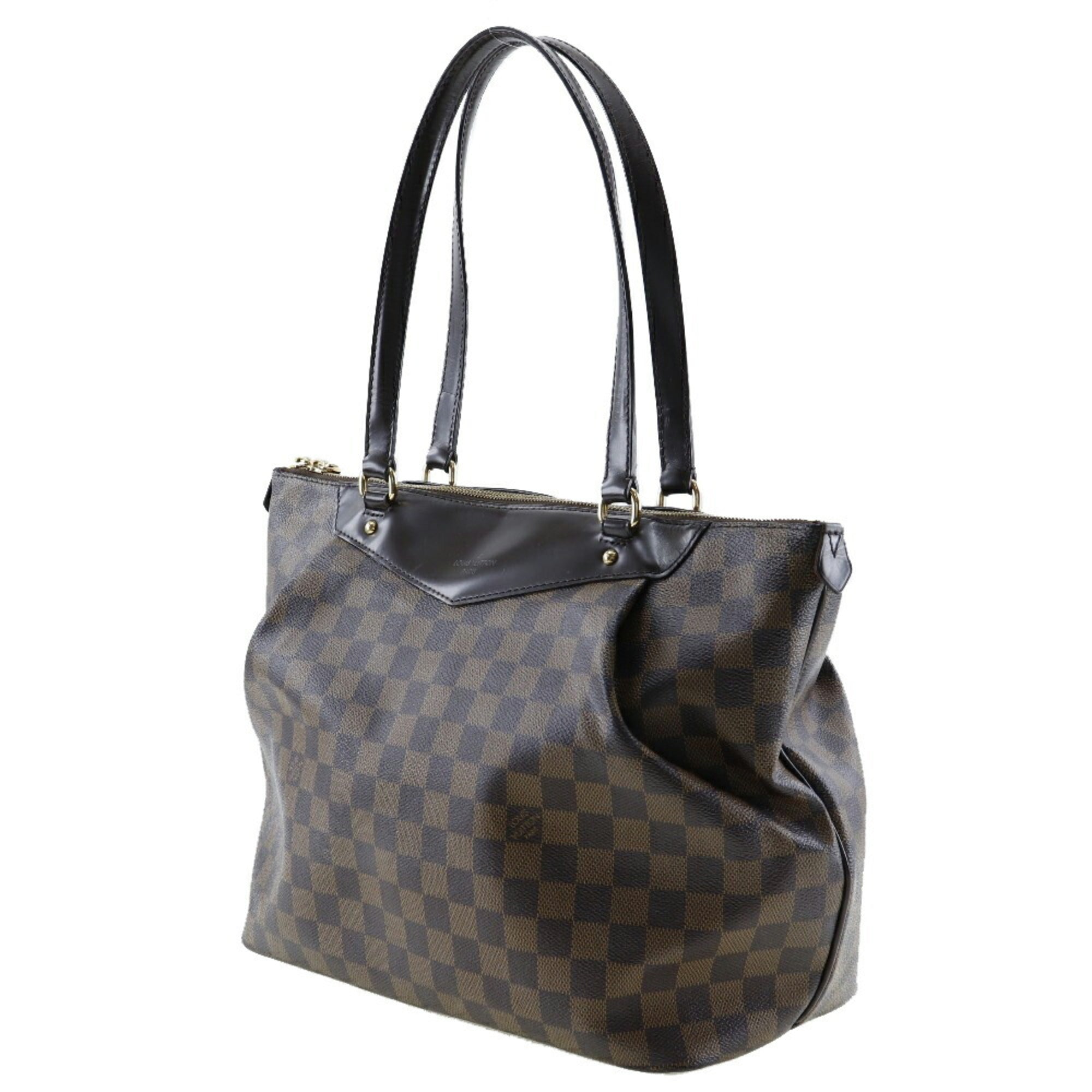 Louis Vuitton Damier Brown Damier Canvas Shoulder Bag (Pre-Owned)