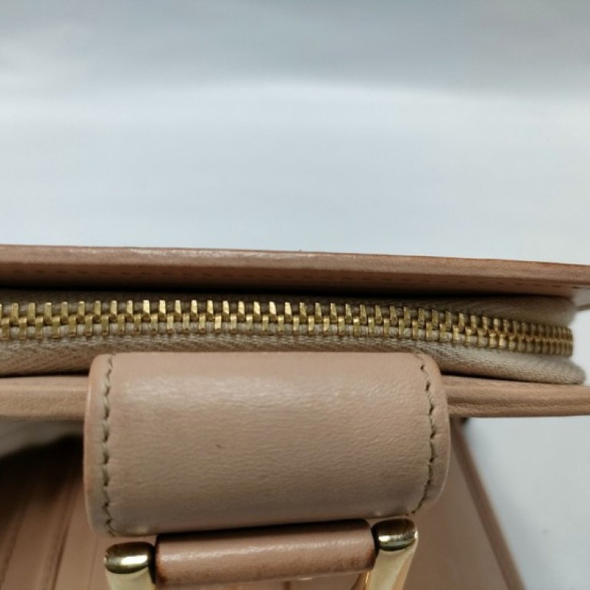 Gucci Beige Gg Canvas Leather Wallet (Bi-Fold) (Pre-Owned)