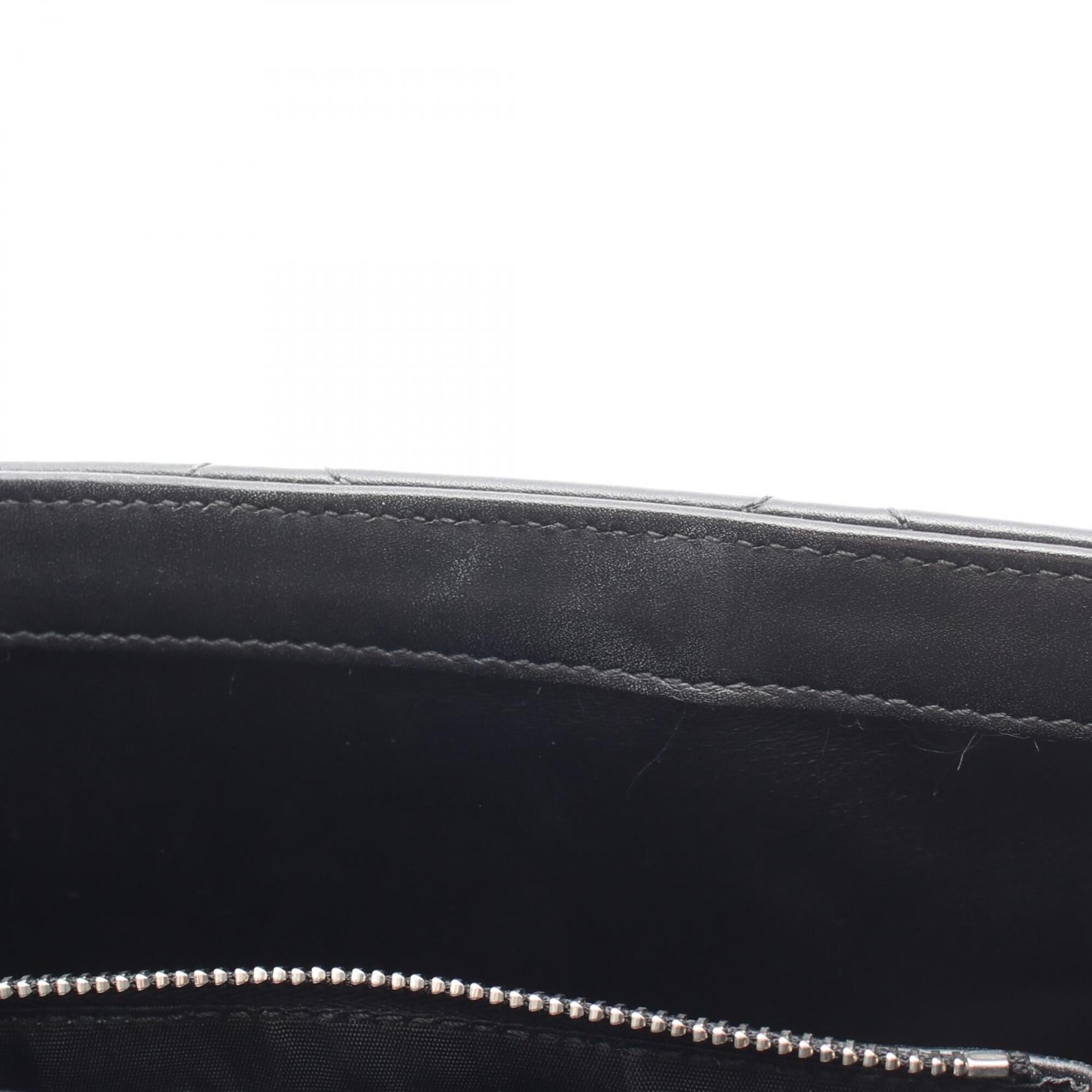 Gucci Black Leather Handbag Shoulder Bag (Pre-Owned)