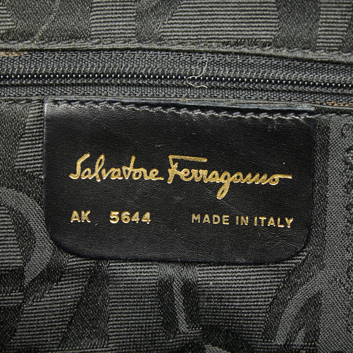Salvatore Ferragamo Brown Leather Handbag (Pre-Owned)