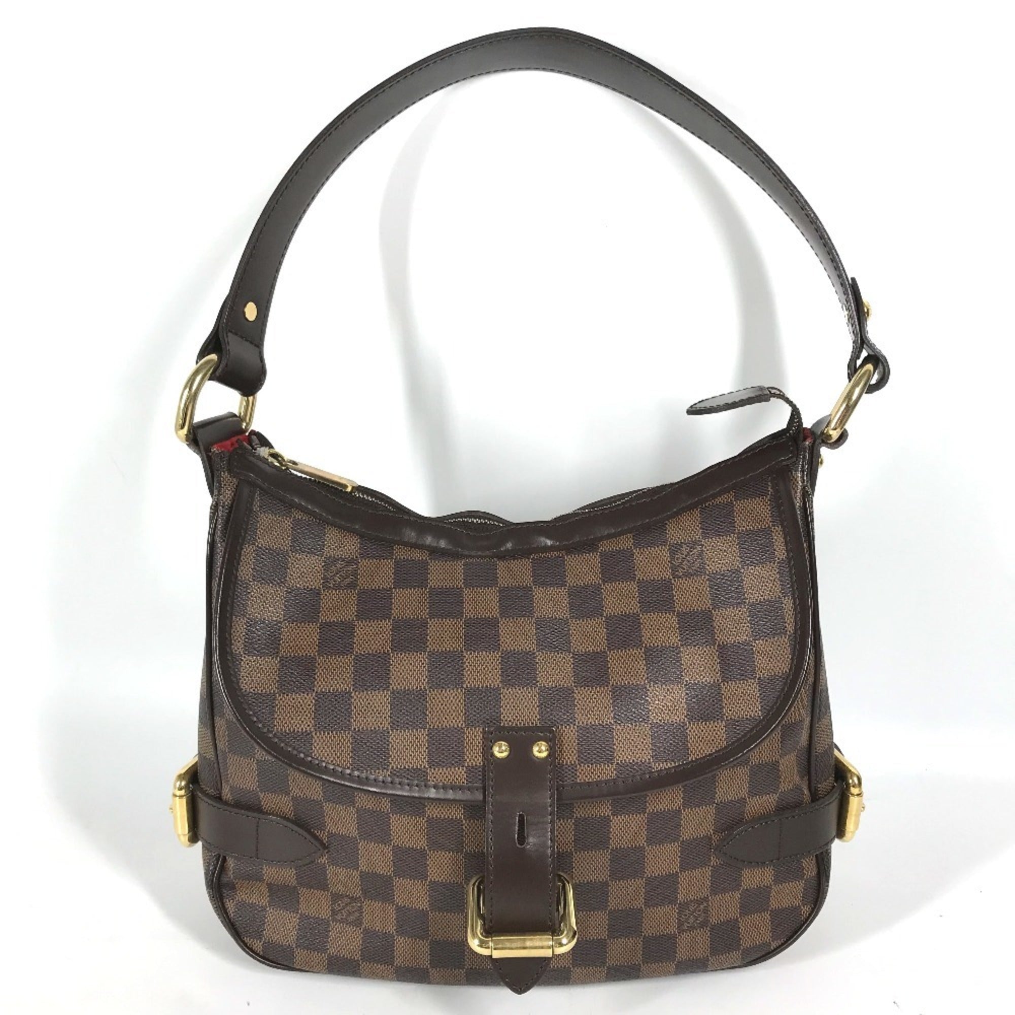 Louis Vuitton Brown Ebene Damier Canvas Shoulder Bag (Pre-Owned)