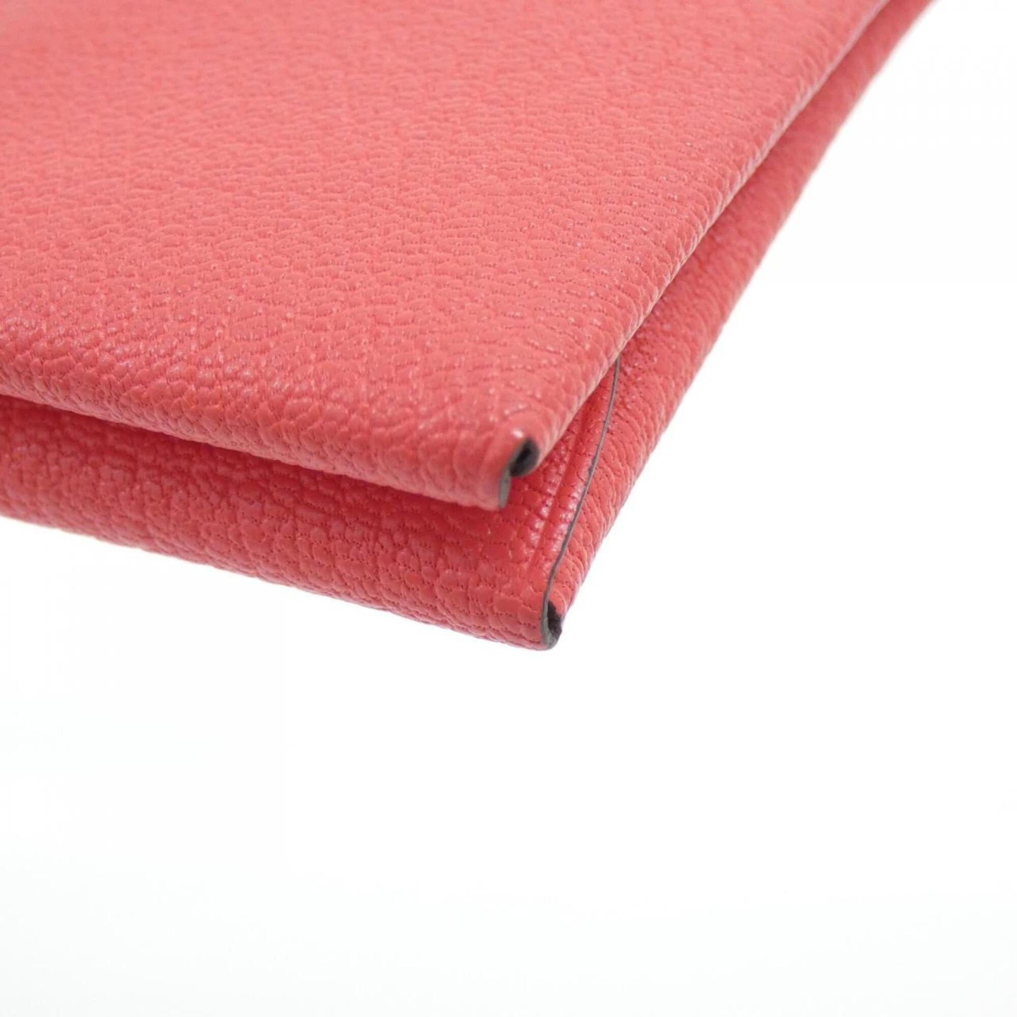 Hermes Pink Chevre Leather Coin Purse/Coin Case (Pre-Owned)