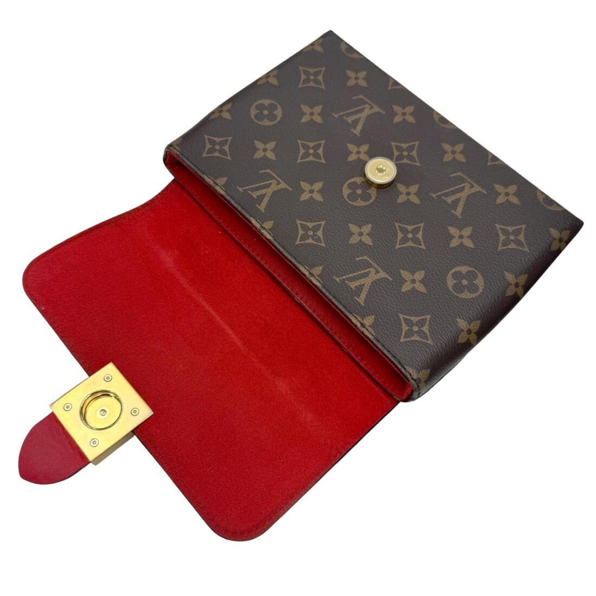 Louis Vuitton Monogram Brown Coquelicots Monogram Monogram Handbag Shoulder Bag (Pre-Owned)