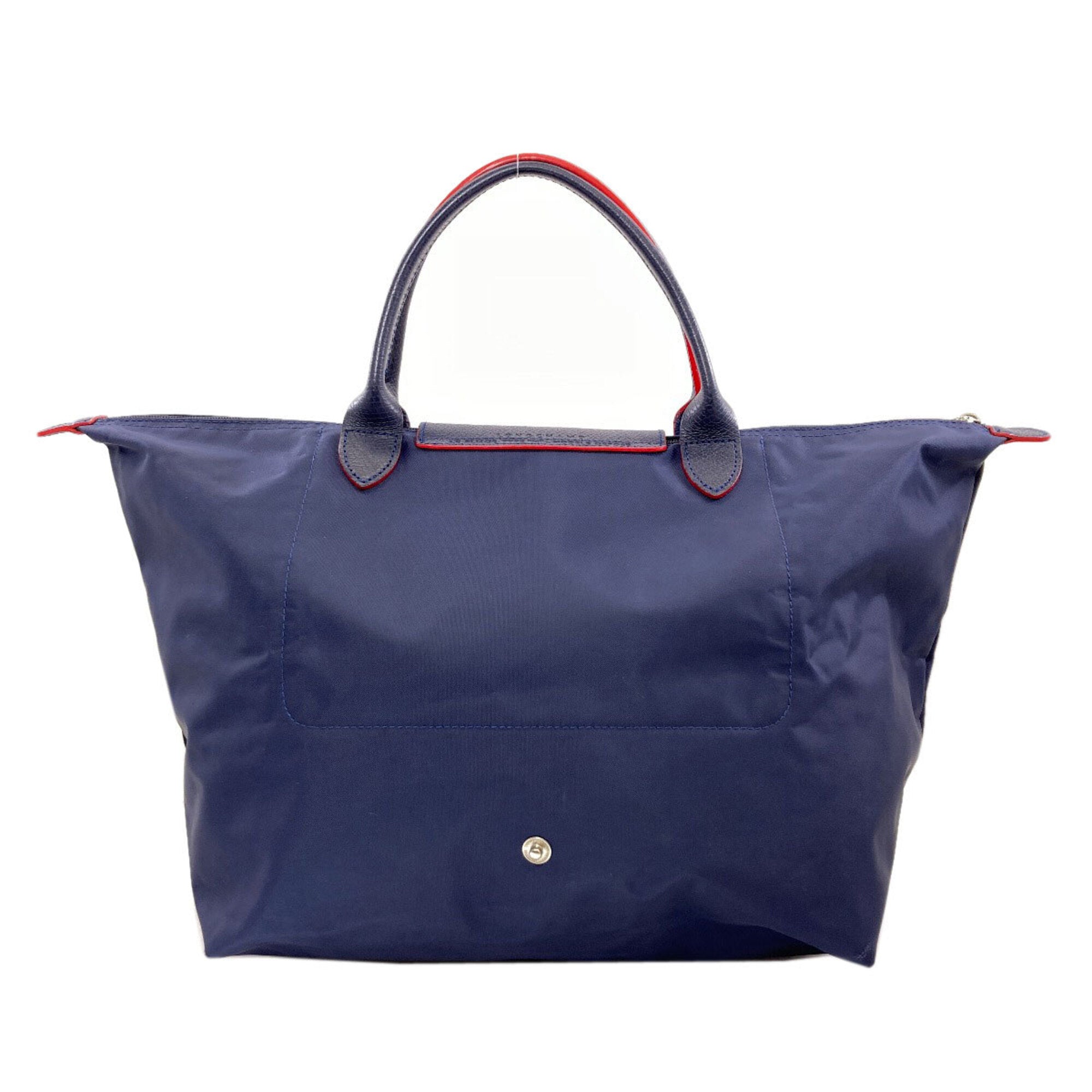 Longchamp Navy Nylon Tote Bag (Pre-Owned)
