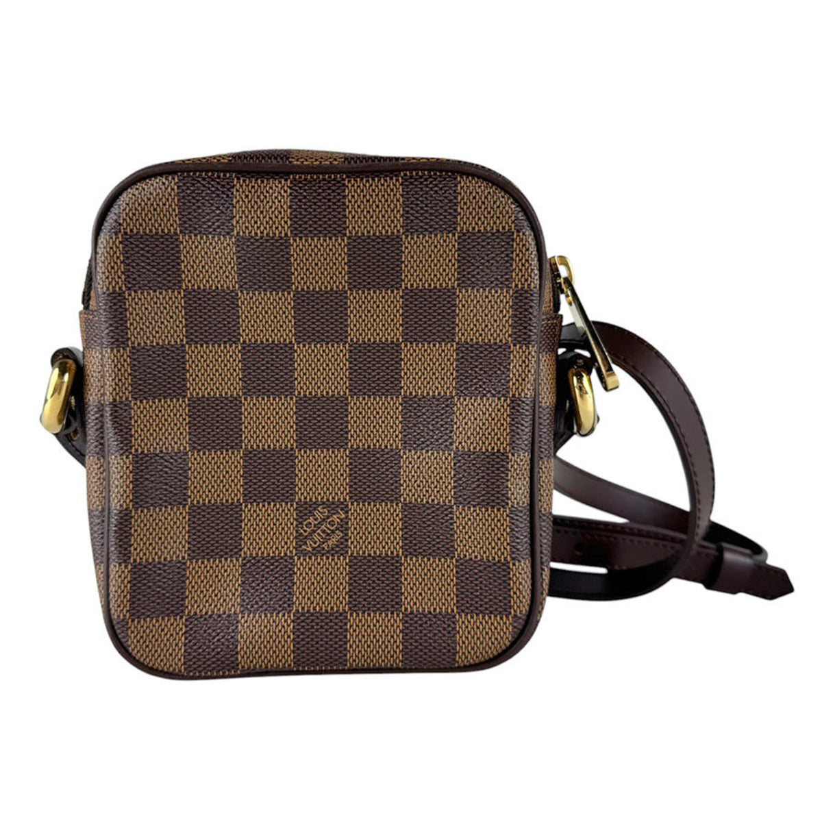 Louis Vuitton Damier Canvas Ebene Damier Canvas Shoulder Bag (Pre-Owned)