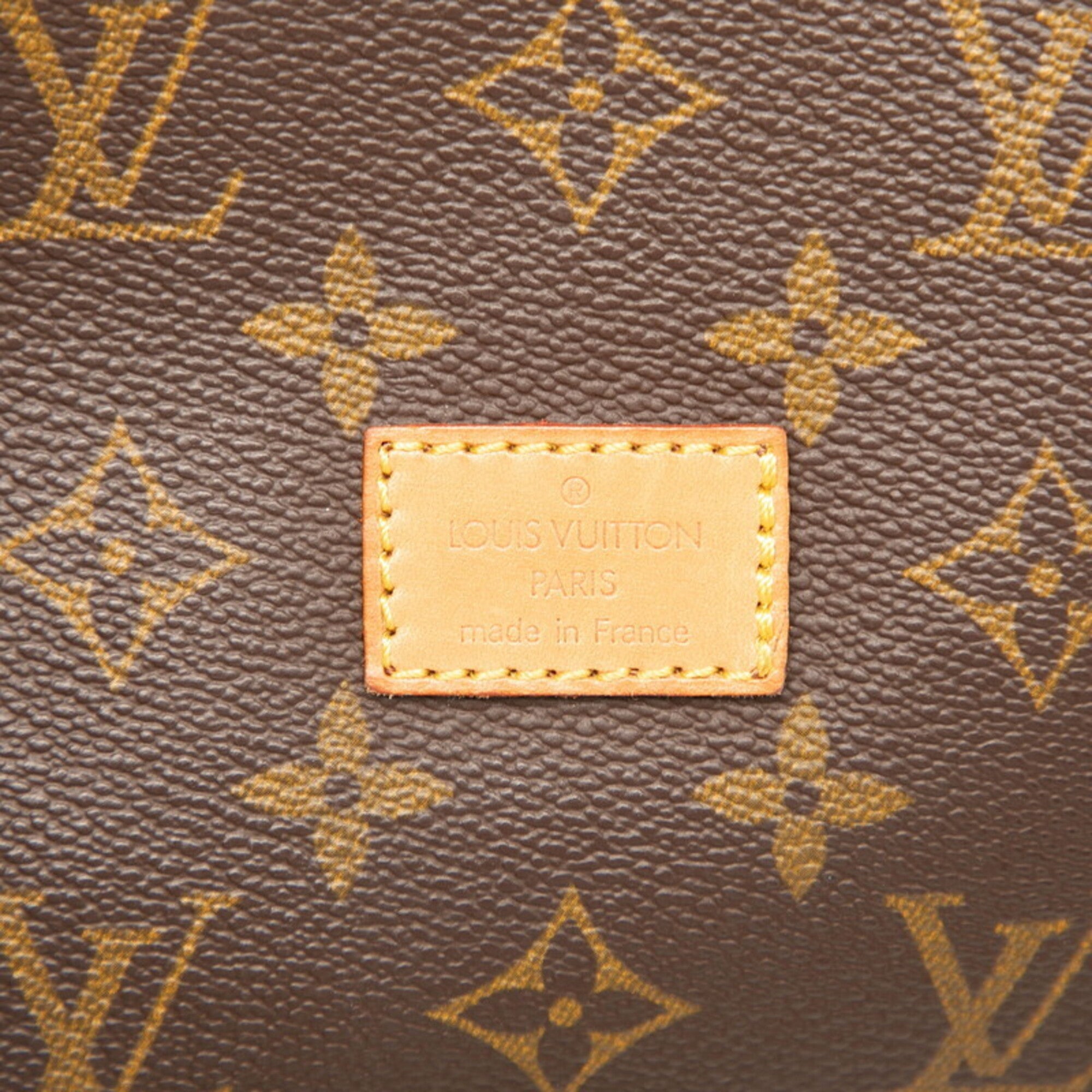 Louis Vuitton Brown Pvc Leather Shoulder Bag (Pre-Owned)