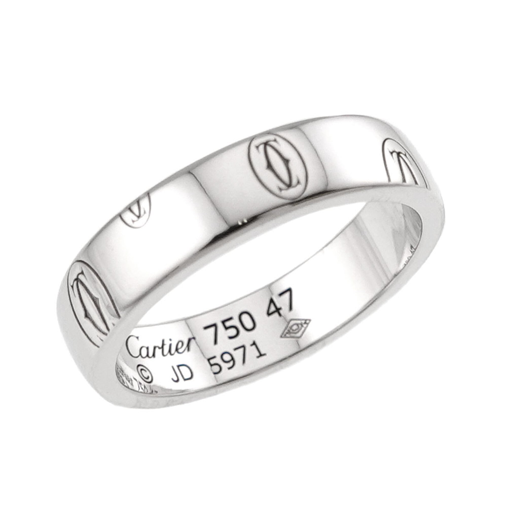 Cartier White Gold (18K) Band Ring (Pre-Owned)