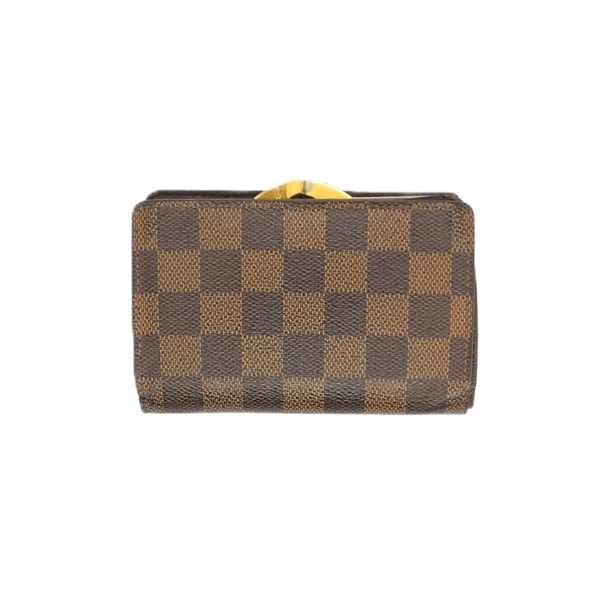 Louis Vuitton Brown Ebene Damier Canvas Wallet (Bi-Fold) (Pre-Owned)