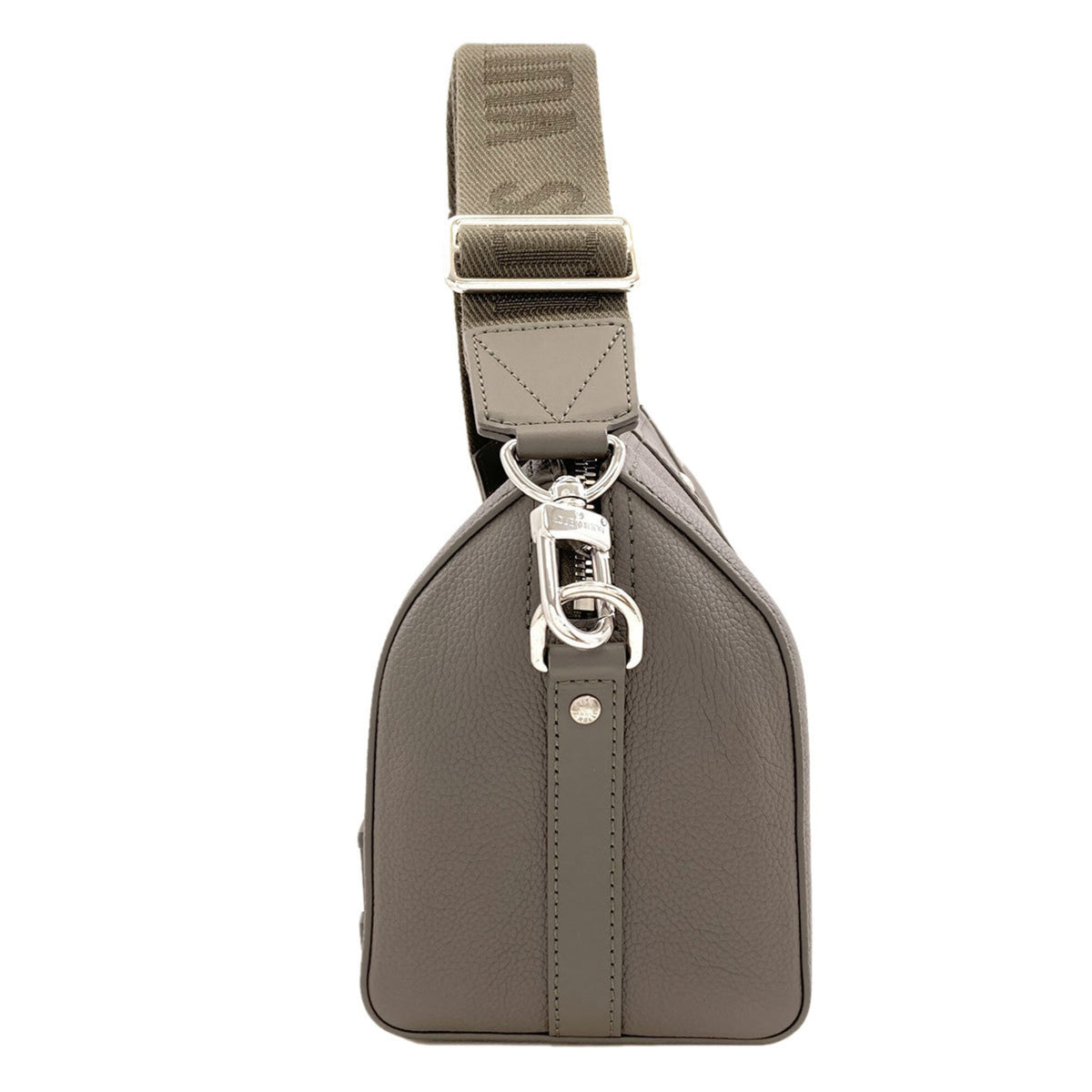 Louis Vuitton Khaki Leather Shoulder Bag (Pre-Owned)