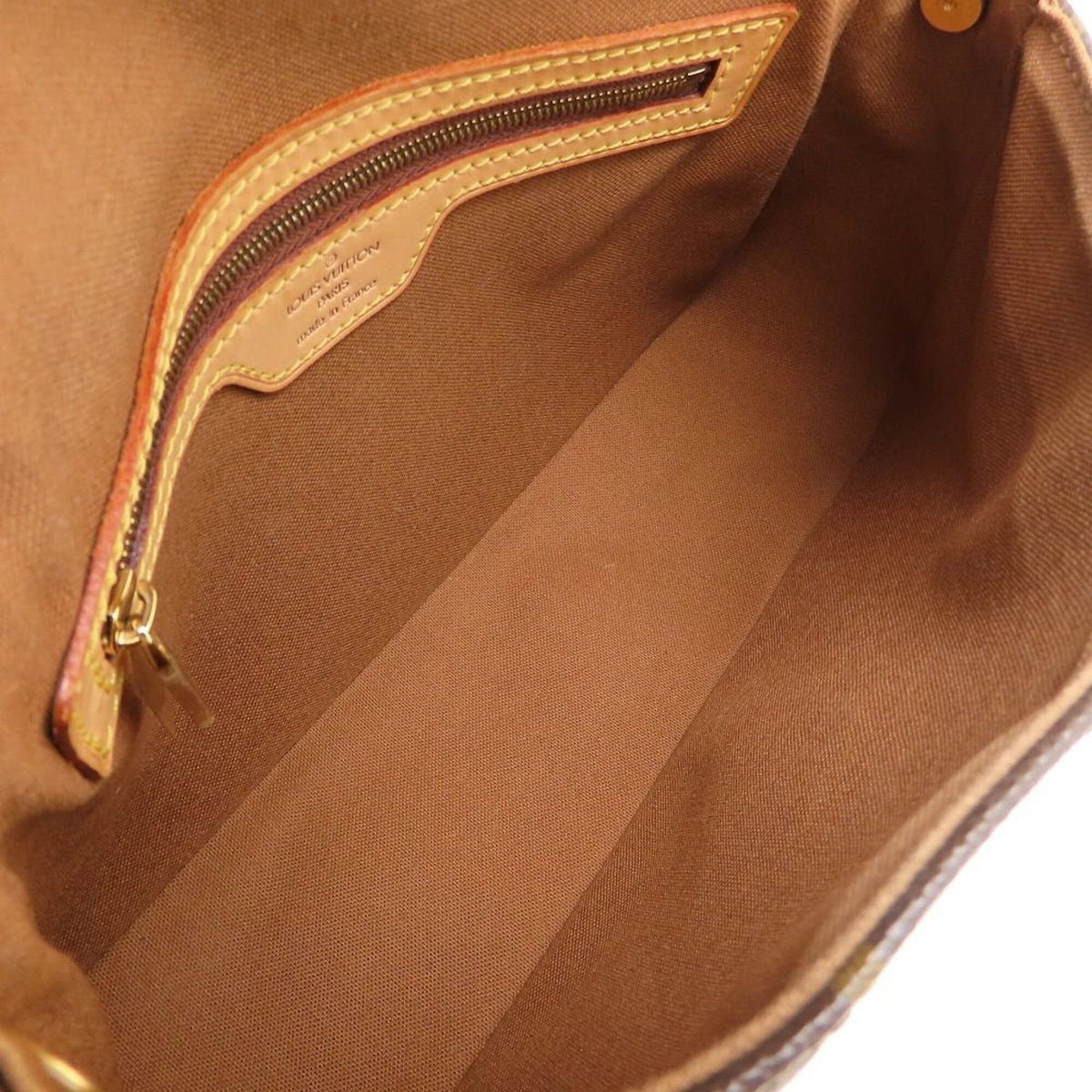 Louis Vuitton Brown Monogram Canvas Handbag (Pre-Owned)
