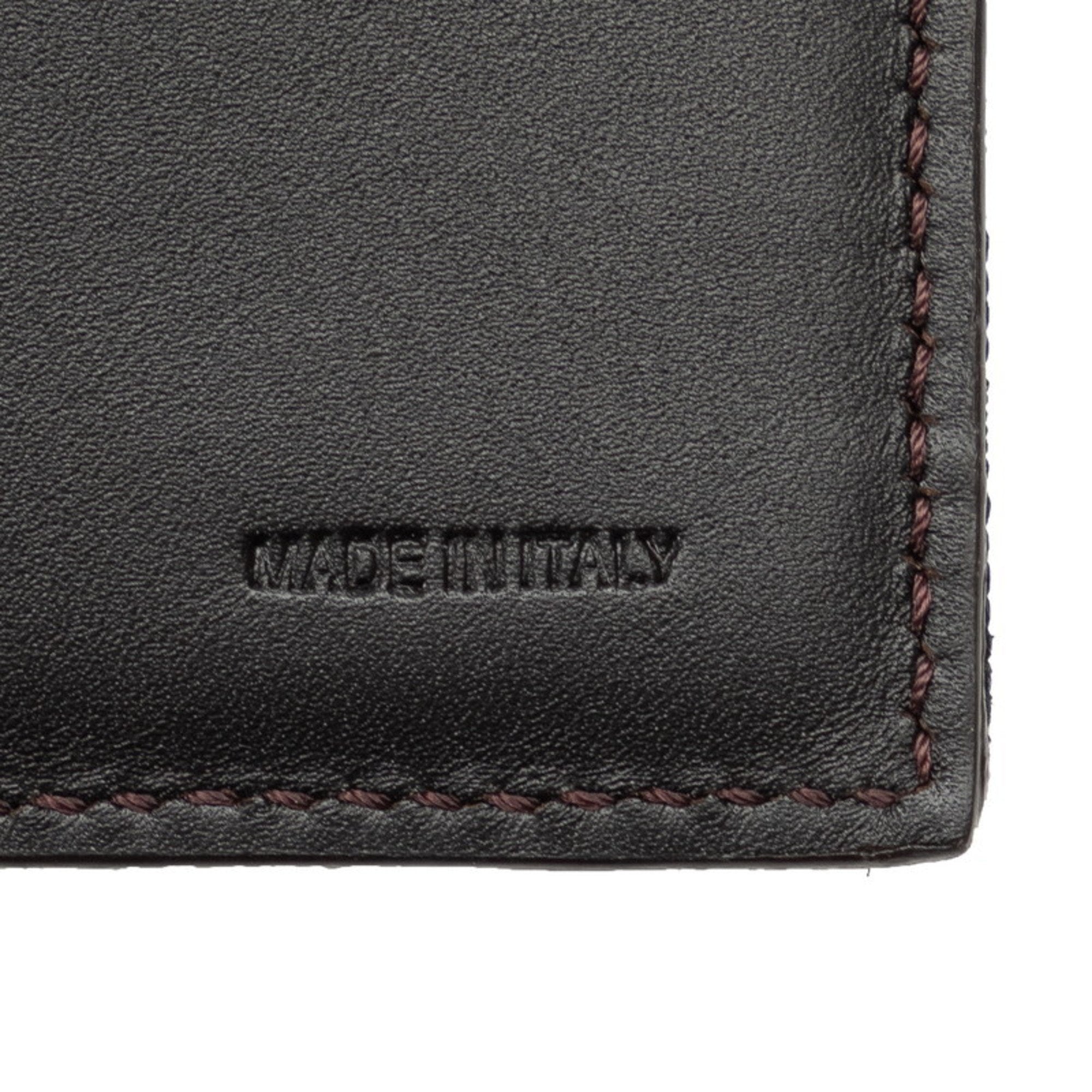 Fendi Brown Canvas Bill Wallet (Bi-Fold) (Pre-Owned)