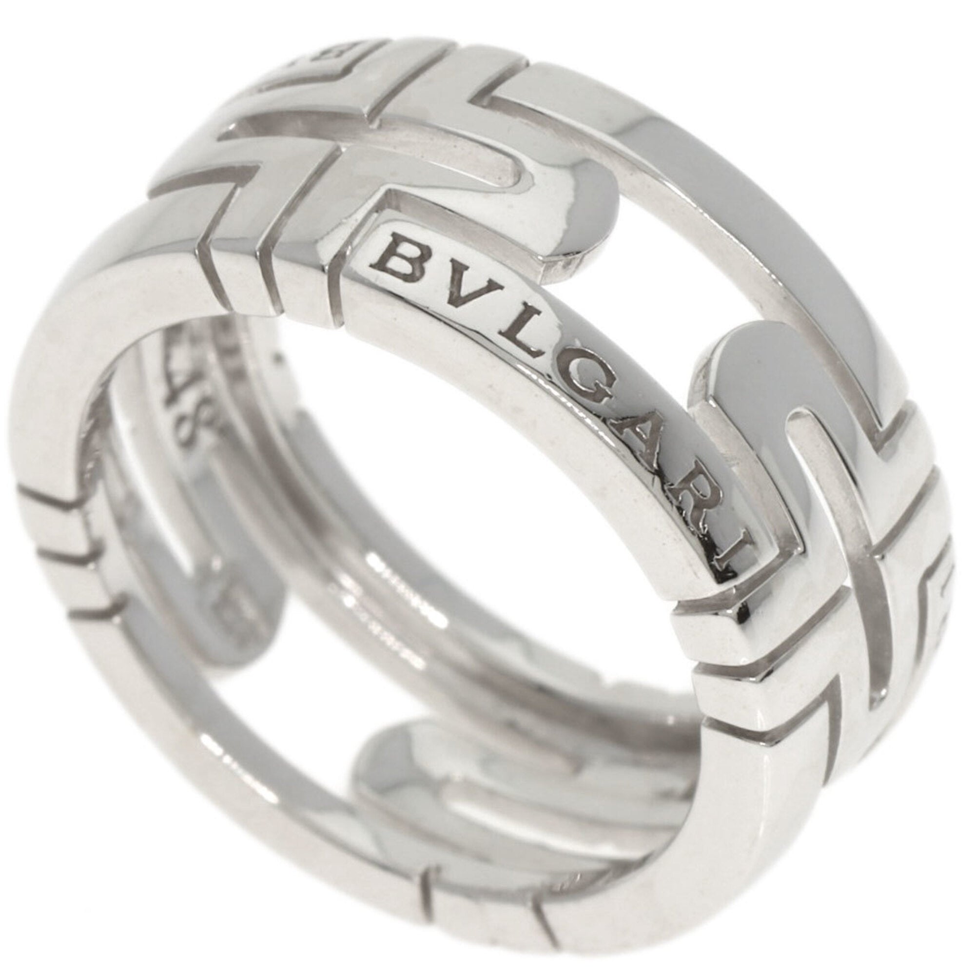Bvlgari White Gold (18K) Band Ring (Pre-Owned)